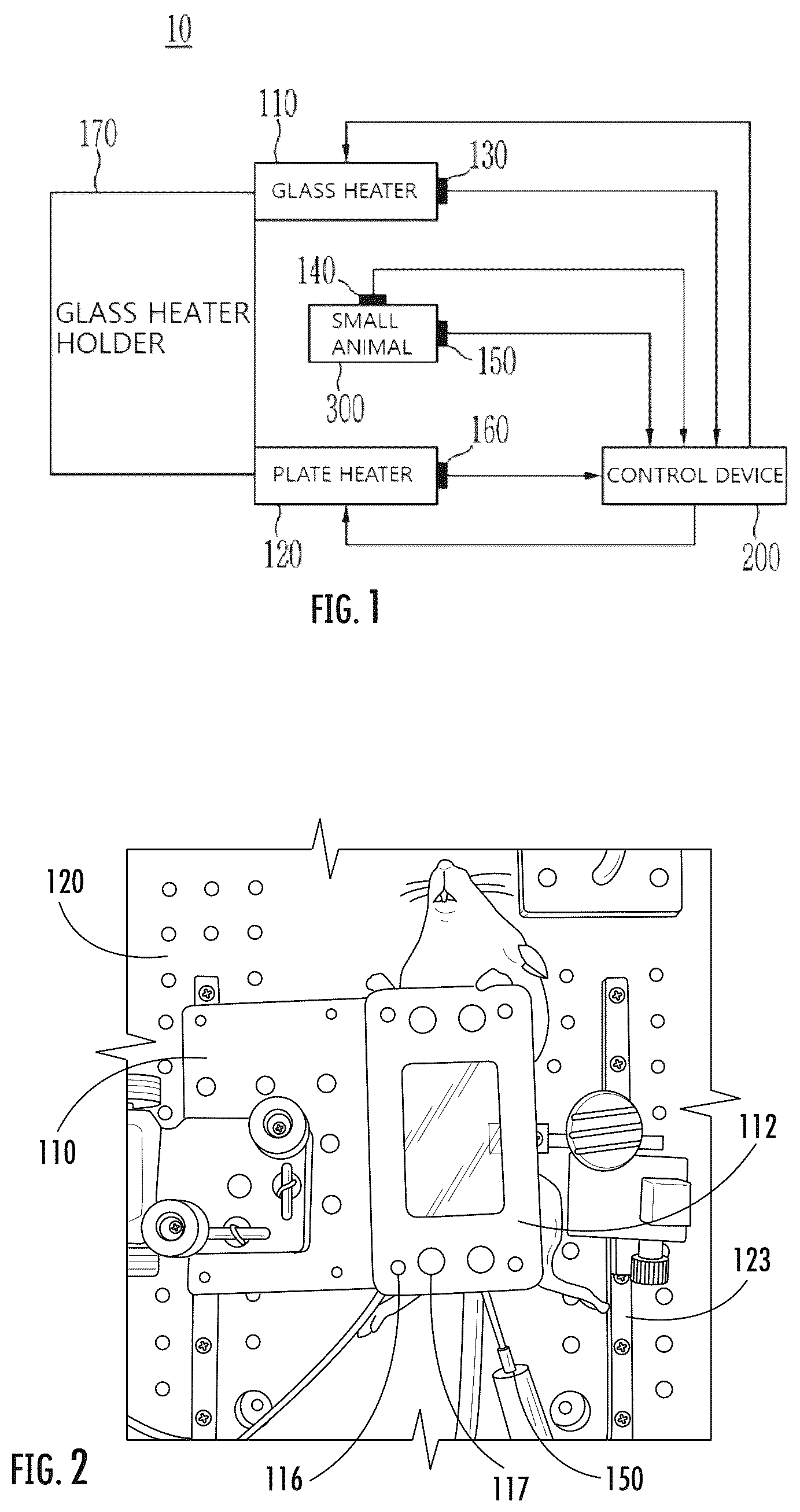 Patent US12468137 — Apparatus for homeothermic manipulation of live animal for microscopic imaging of internal tissue — Figure 1