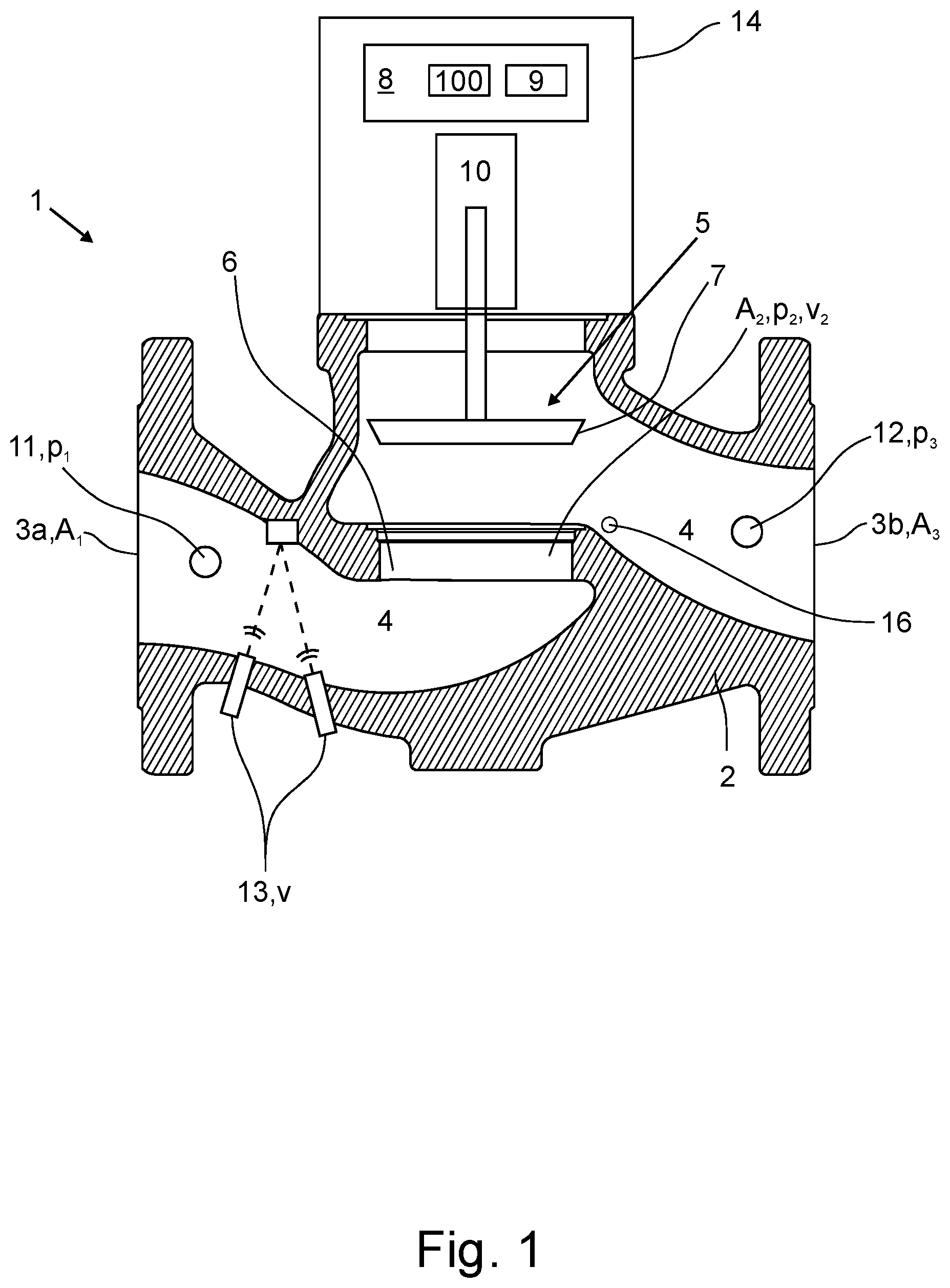 Patent US12468314 Figure 1 – Computer-implemented method for operating a shut-off device for a fluid and a corresponding shut-off device