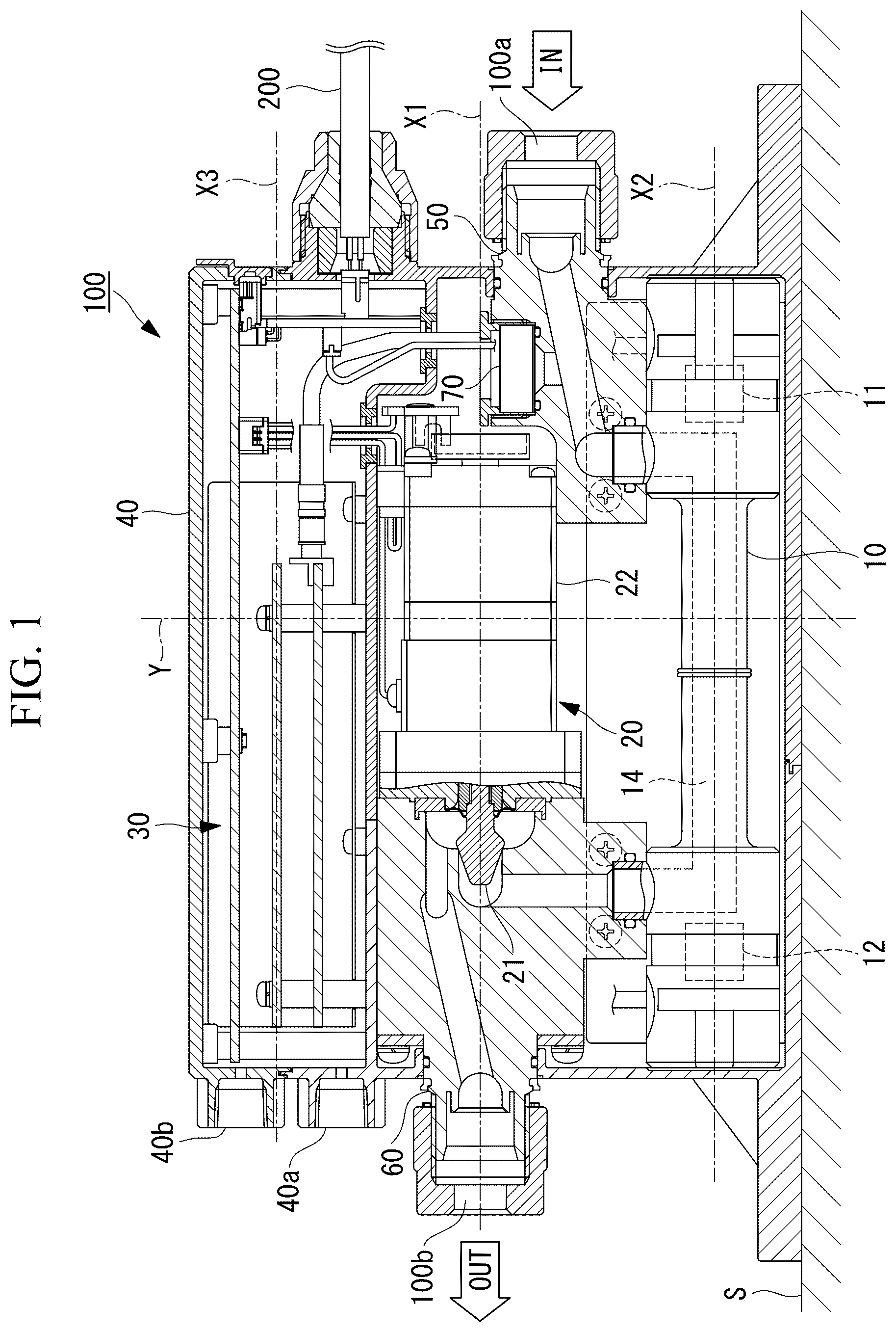 Patent US12468317 Figure 1 – Flow rate adjusting device and control method of flow rate adjusting device