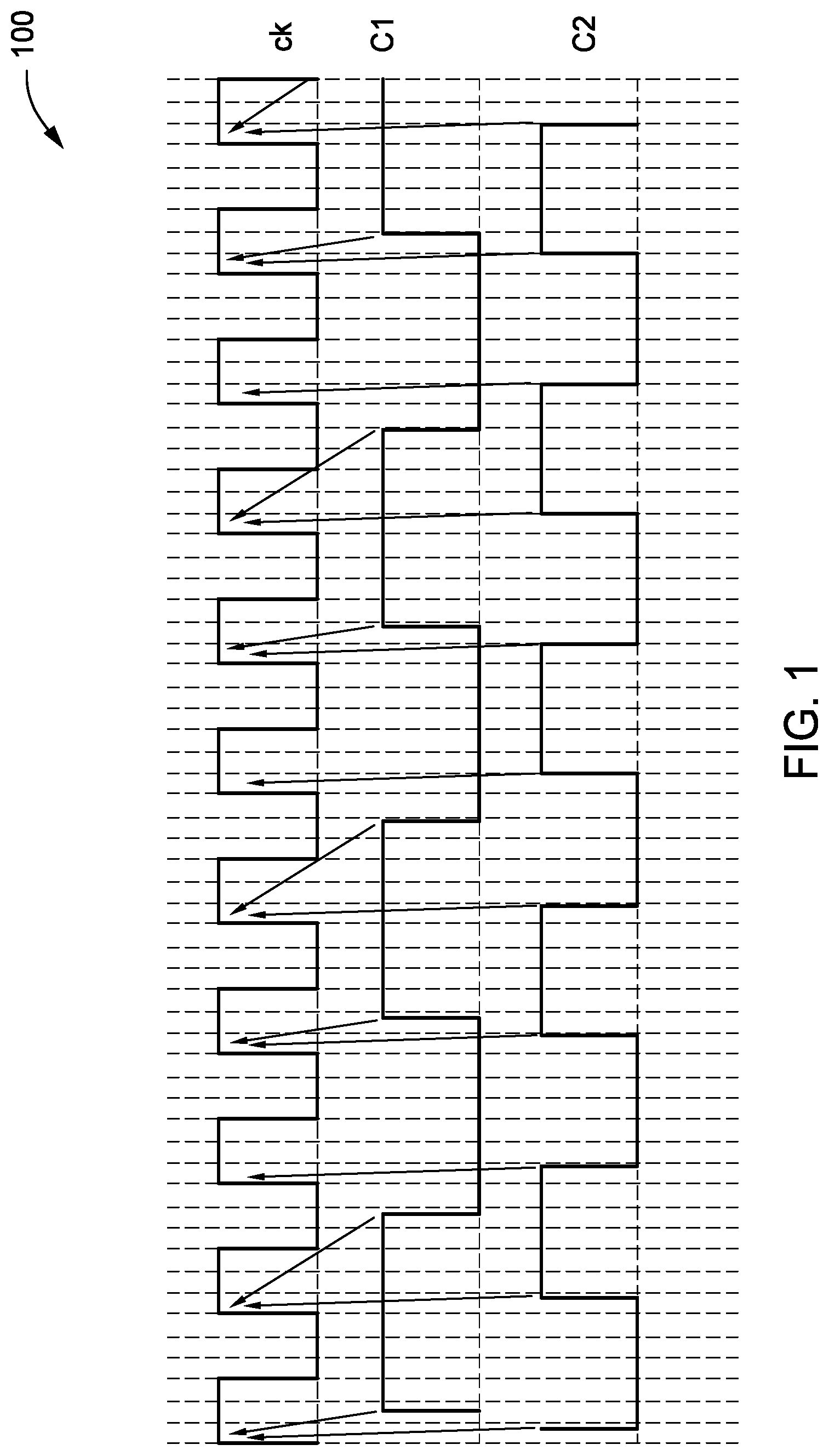 Patent US12468334 Figure 1 – Clock signal realignment for emulation of a circuit design
