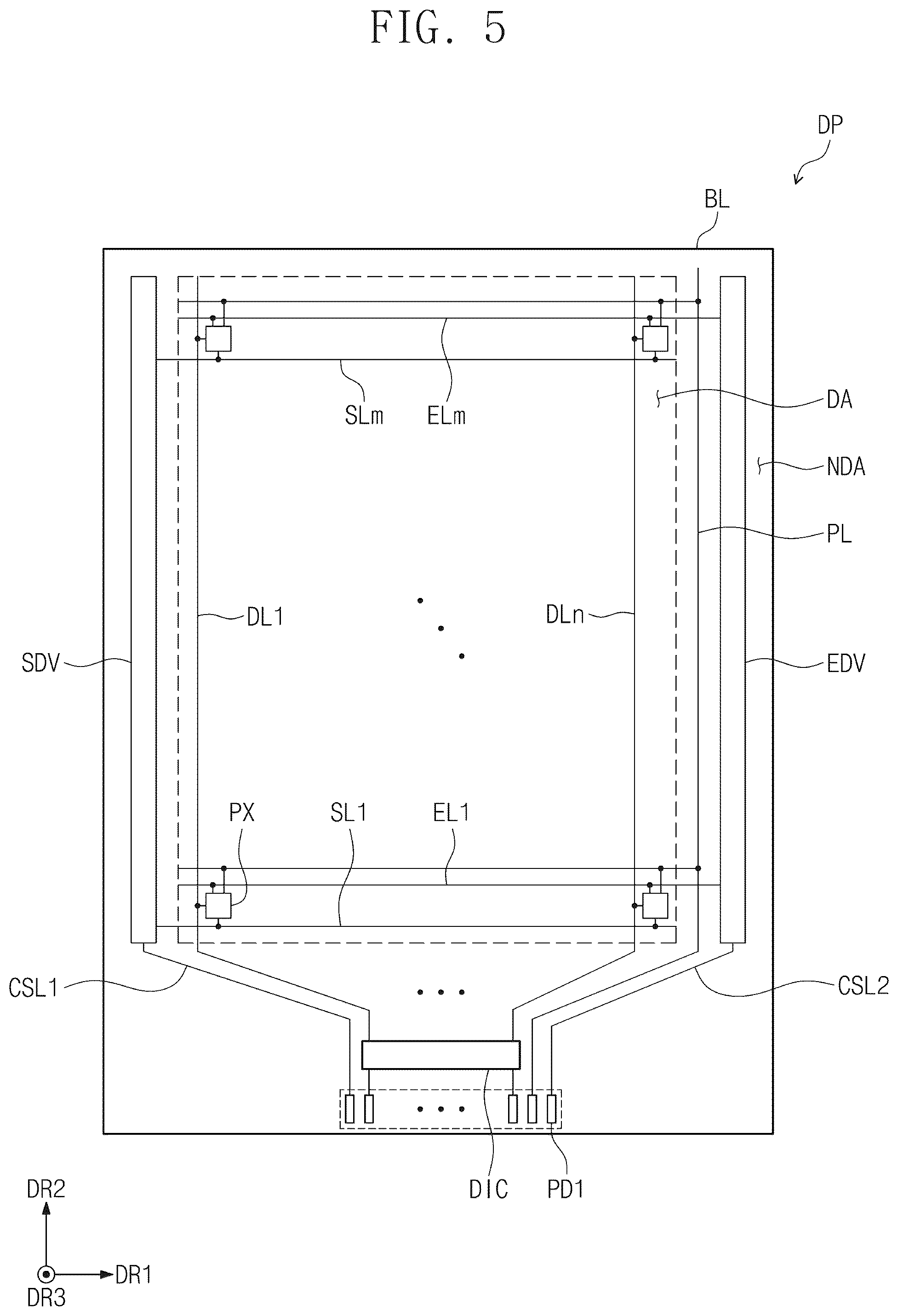 Patent US12468428 Figure 6 – Display device and method for manufacturing the same