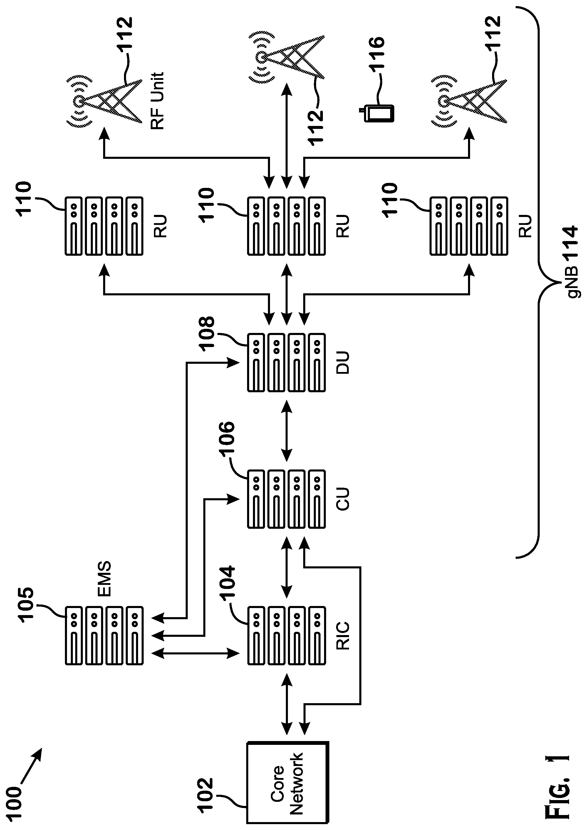 Patent US12468525 — Criteria modification of wireless network infrastructure software package validation — Figure 1