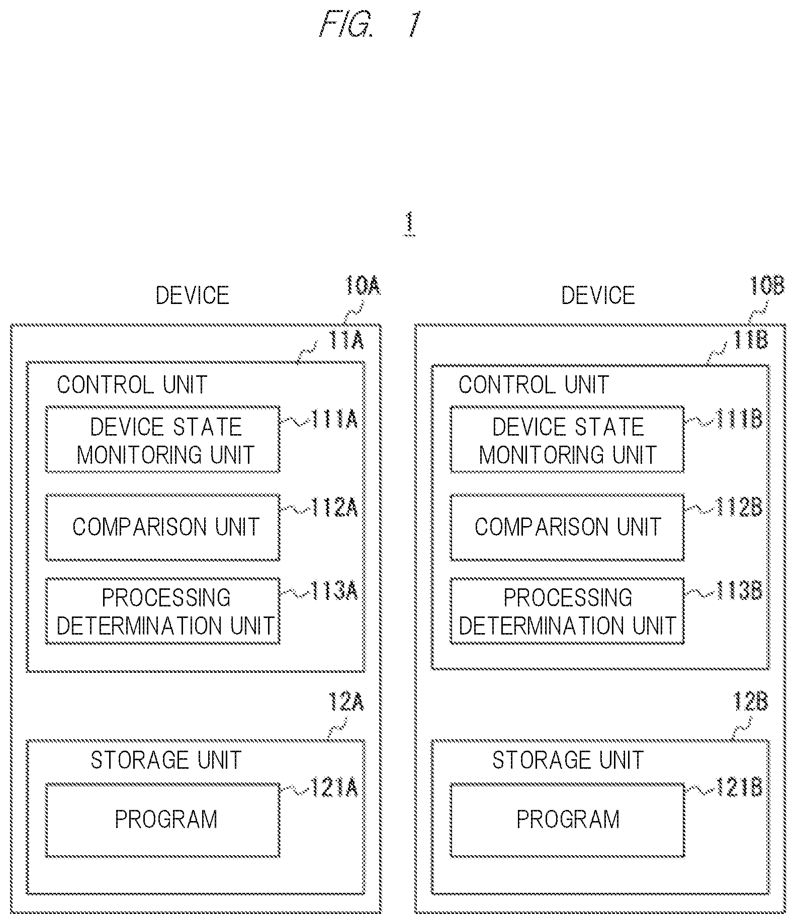 Patent US12468587 — Fault operation control system, fault operation control method, non-transitory computer readable medium — Figure 1