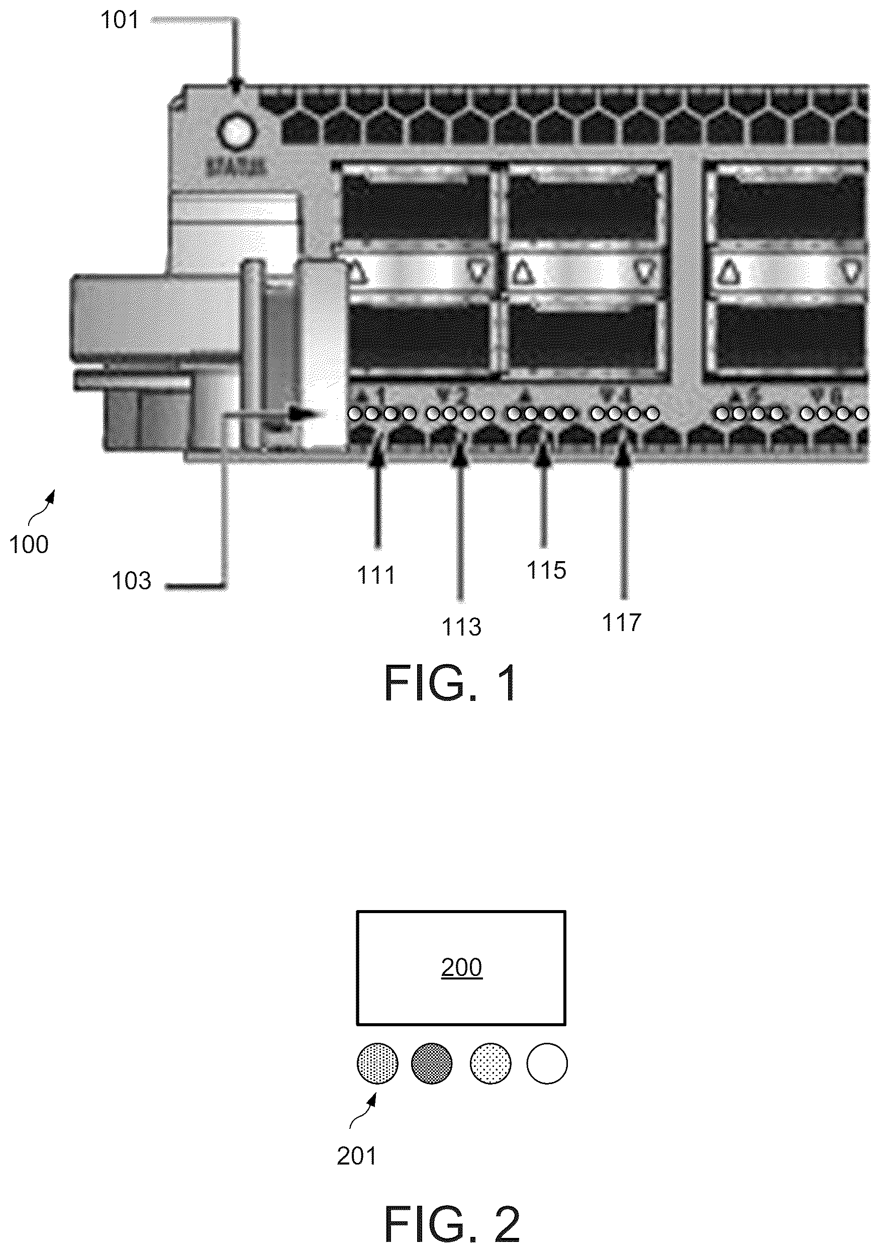 Patent US12468615 — System and method for signaling interface status using a single indicator — Figure 1