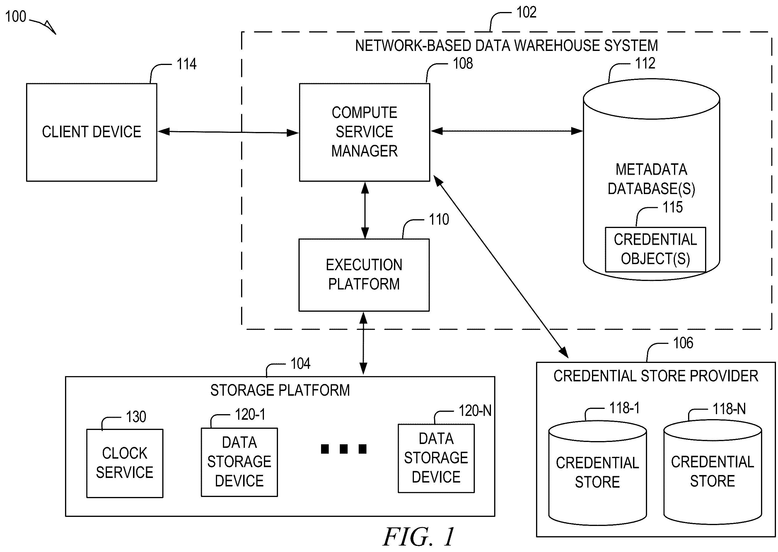 Patent US12468685 — Optimizations to read and write transactions for large values in distributed databases — Figure 1