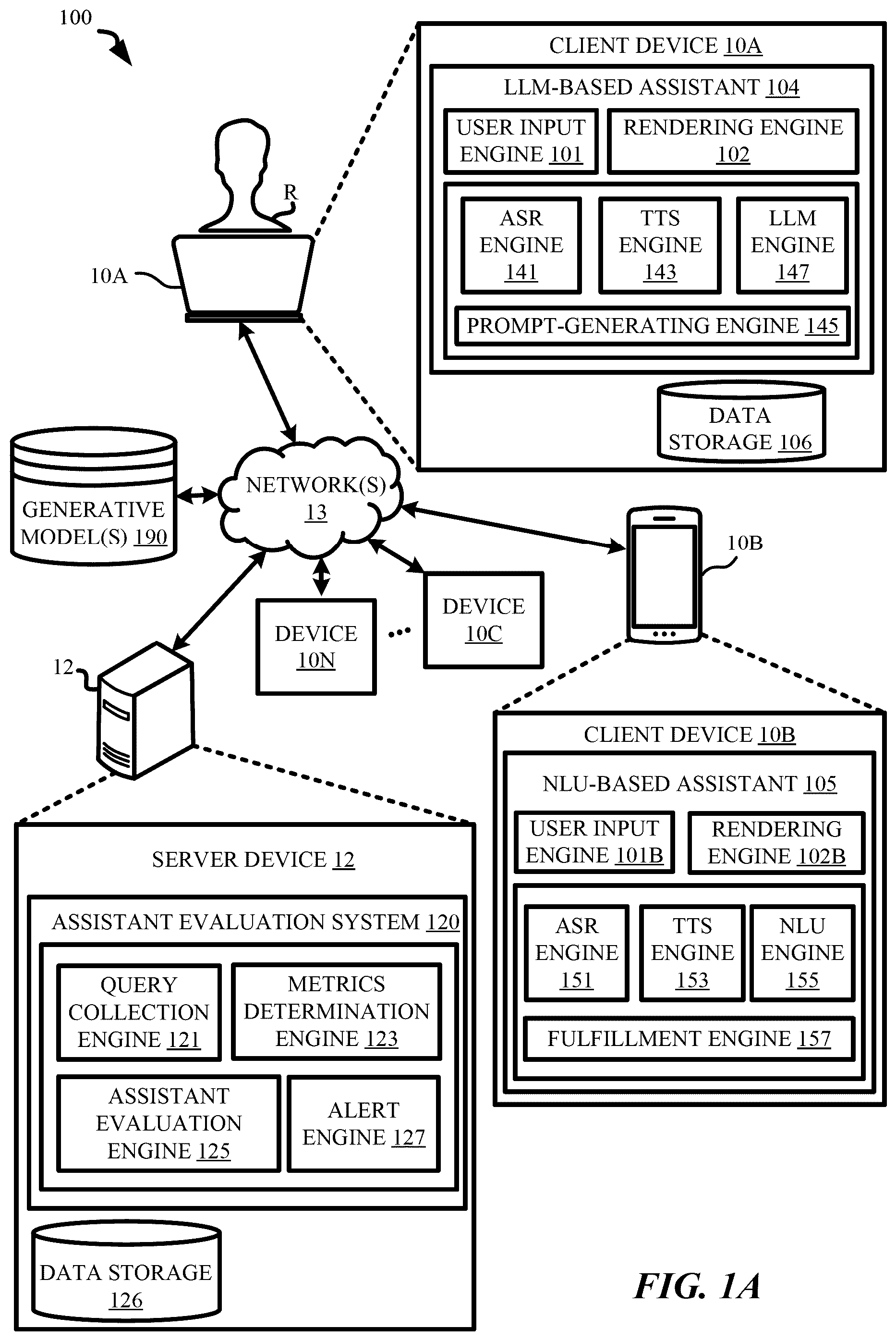 Patent US12468712 — Device-agnostic framework to measure reliability during user interactions — Figure 1
