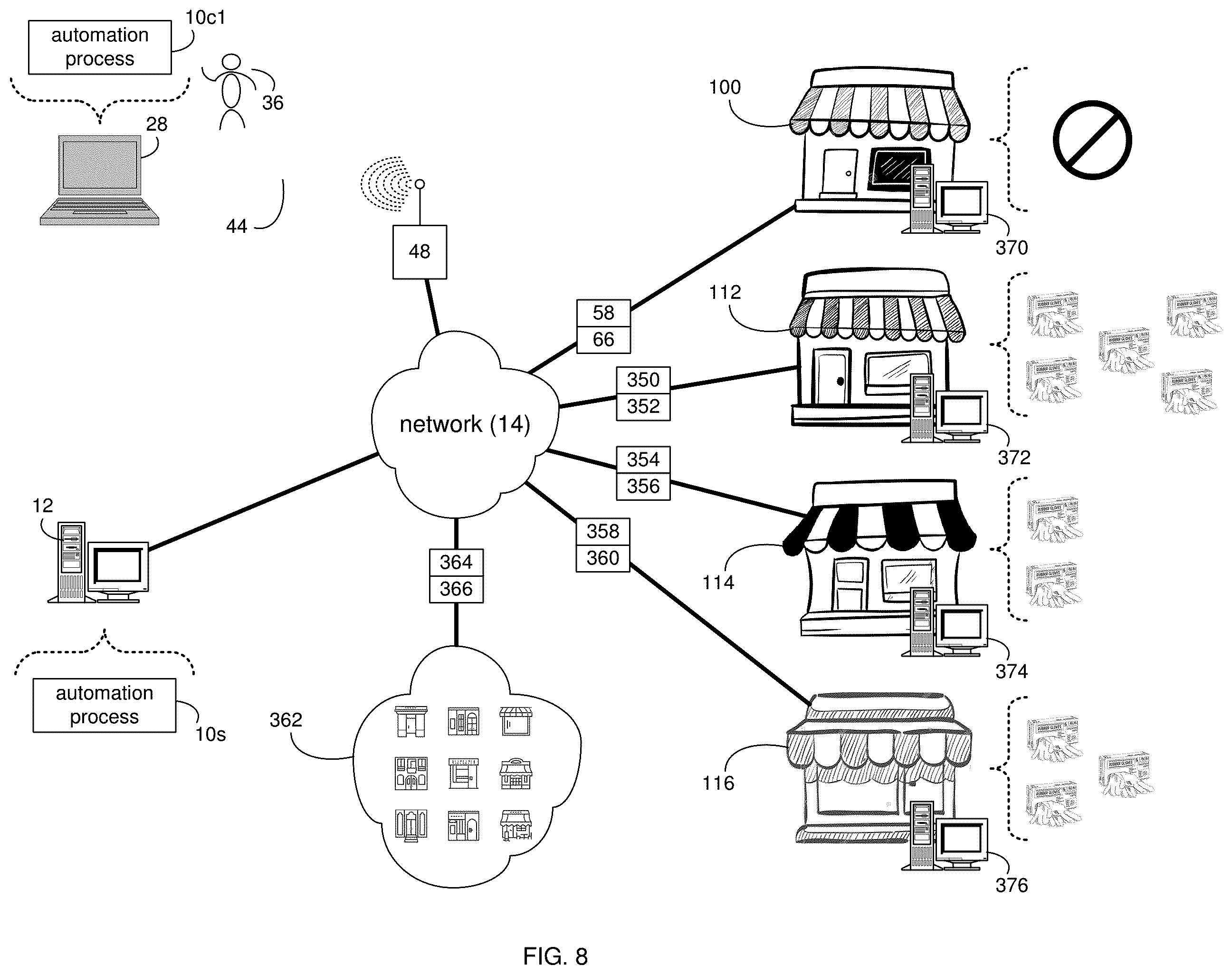 Patent US12468774 Figure 8 – Automation system and method