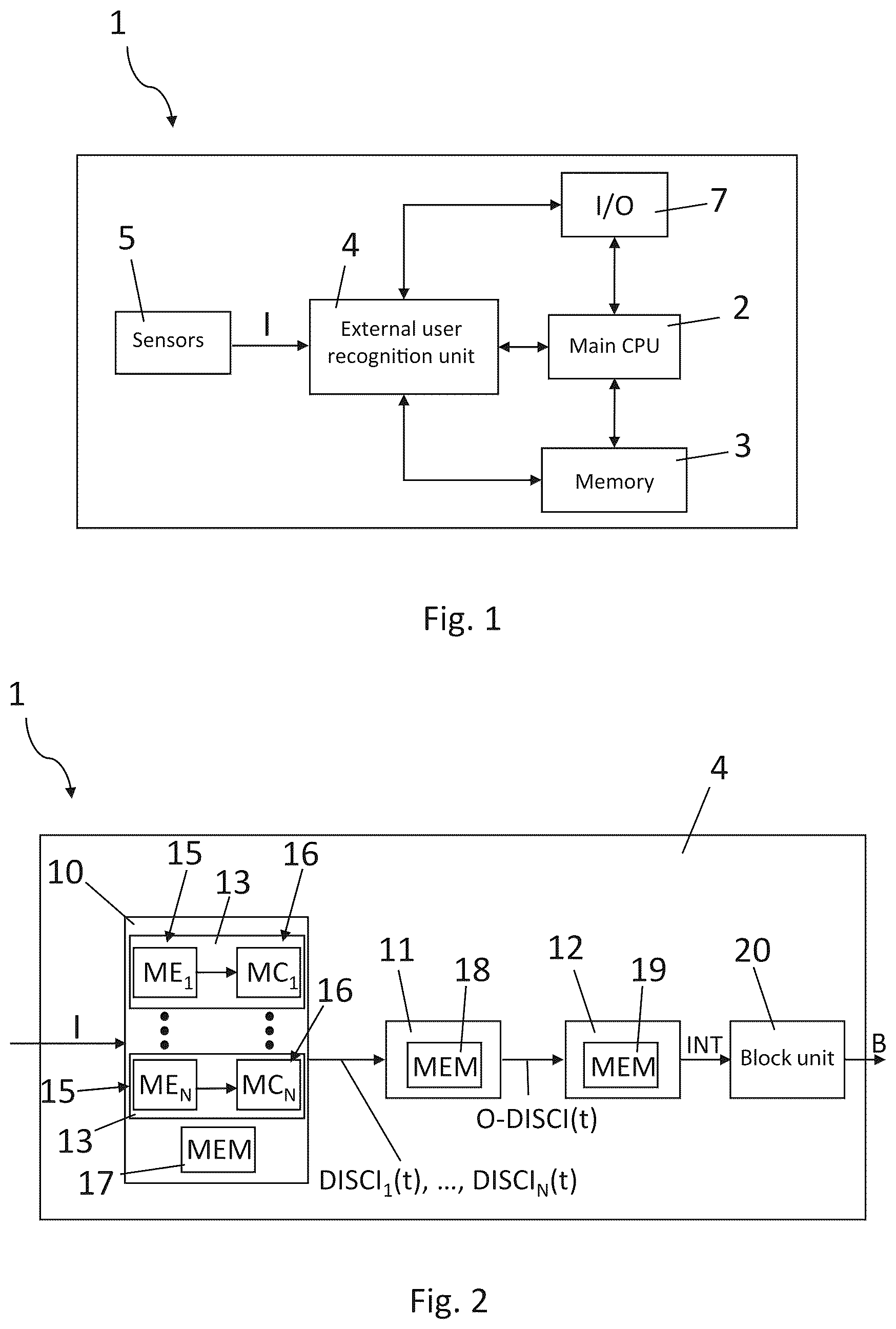 Patent US12468791 — Recognition of unauthorized access of a portable electronic apparatus — Figure 1