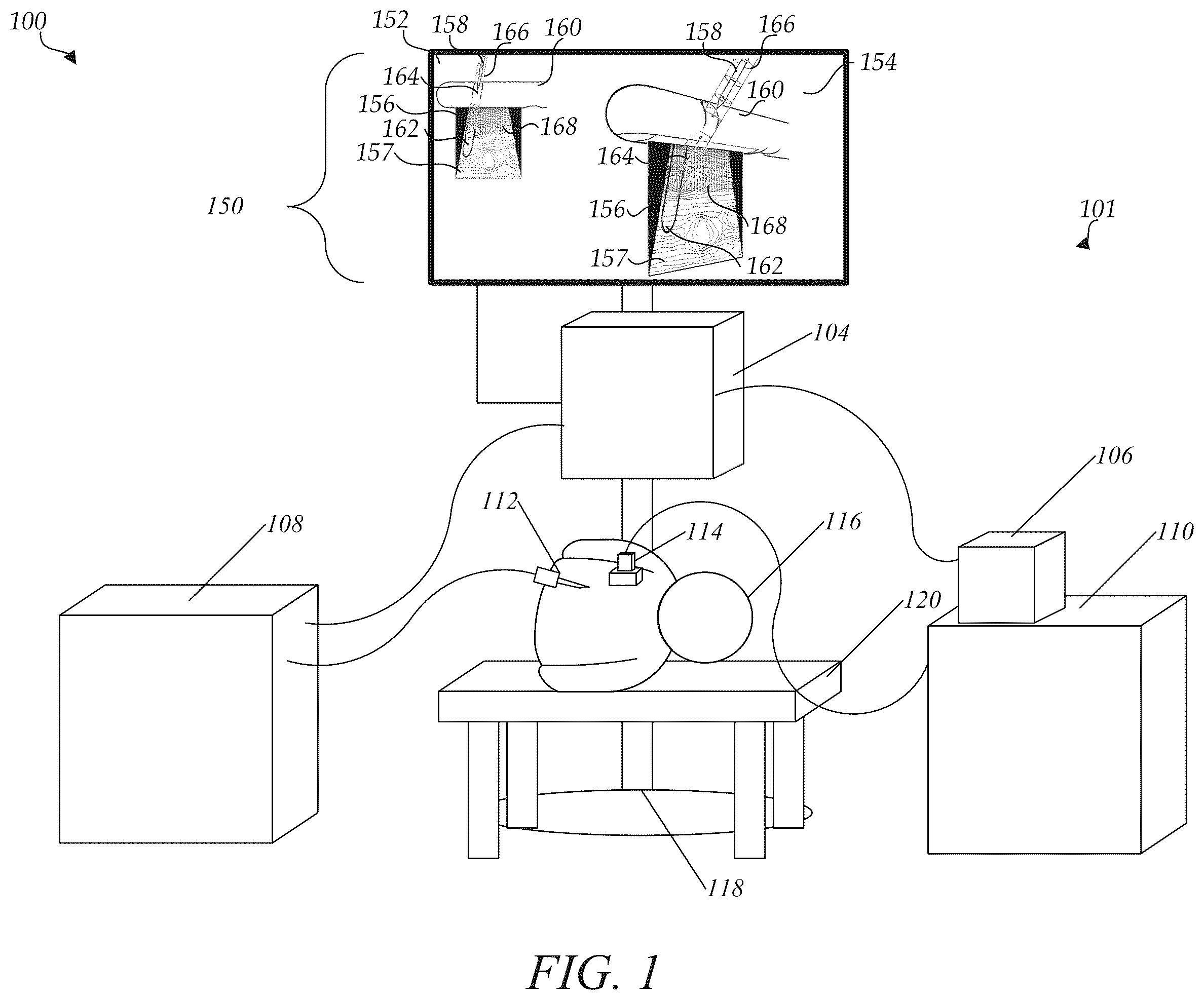 Patent US12472009 — Surgical guidance intersection display — Figure 1