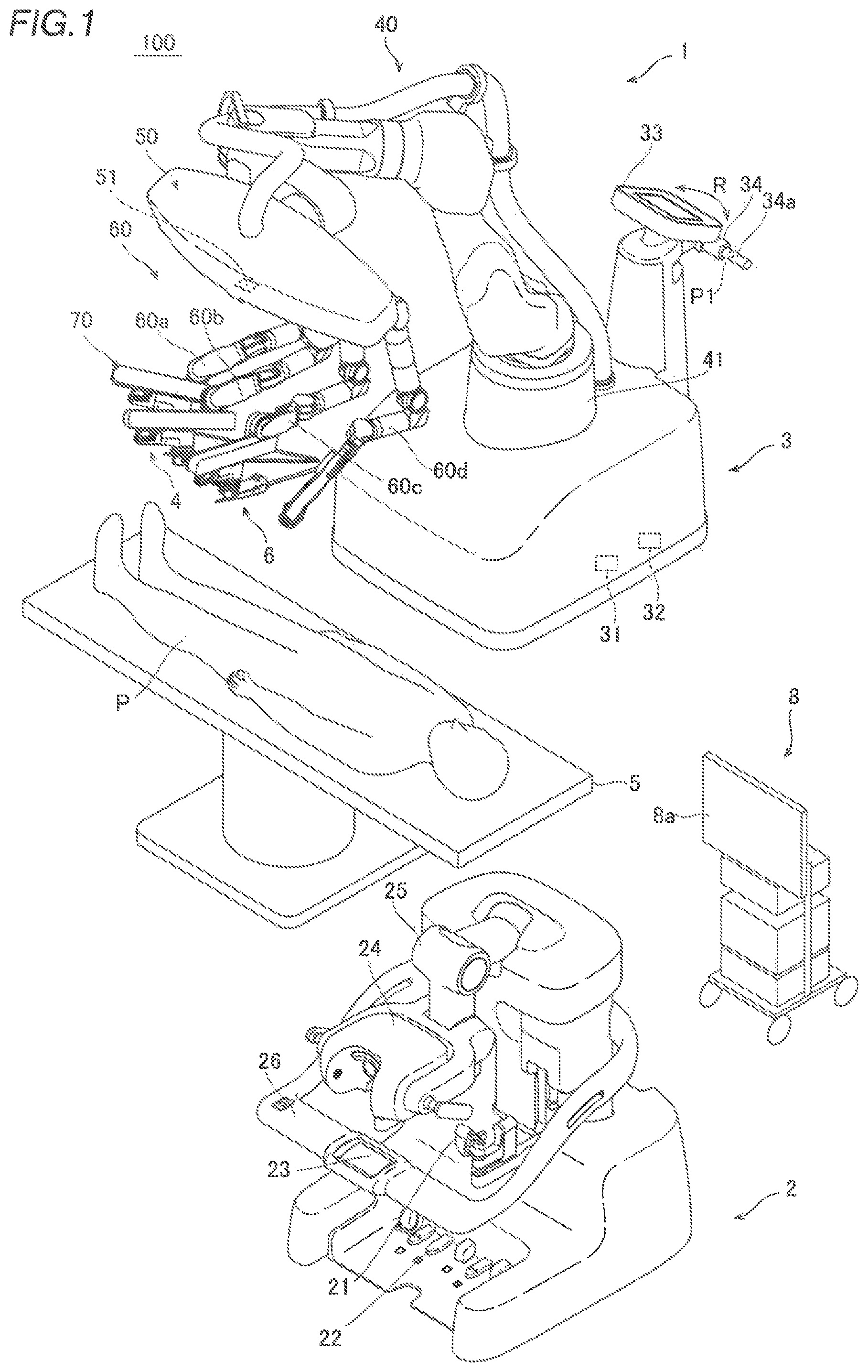 Patent US12472014 — Surgical robot and operation method for articulated robot — Figure 1