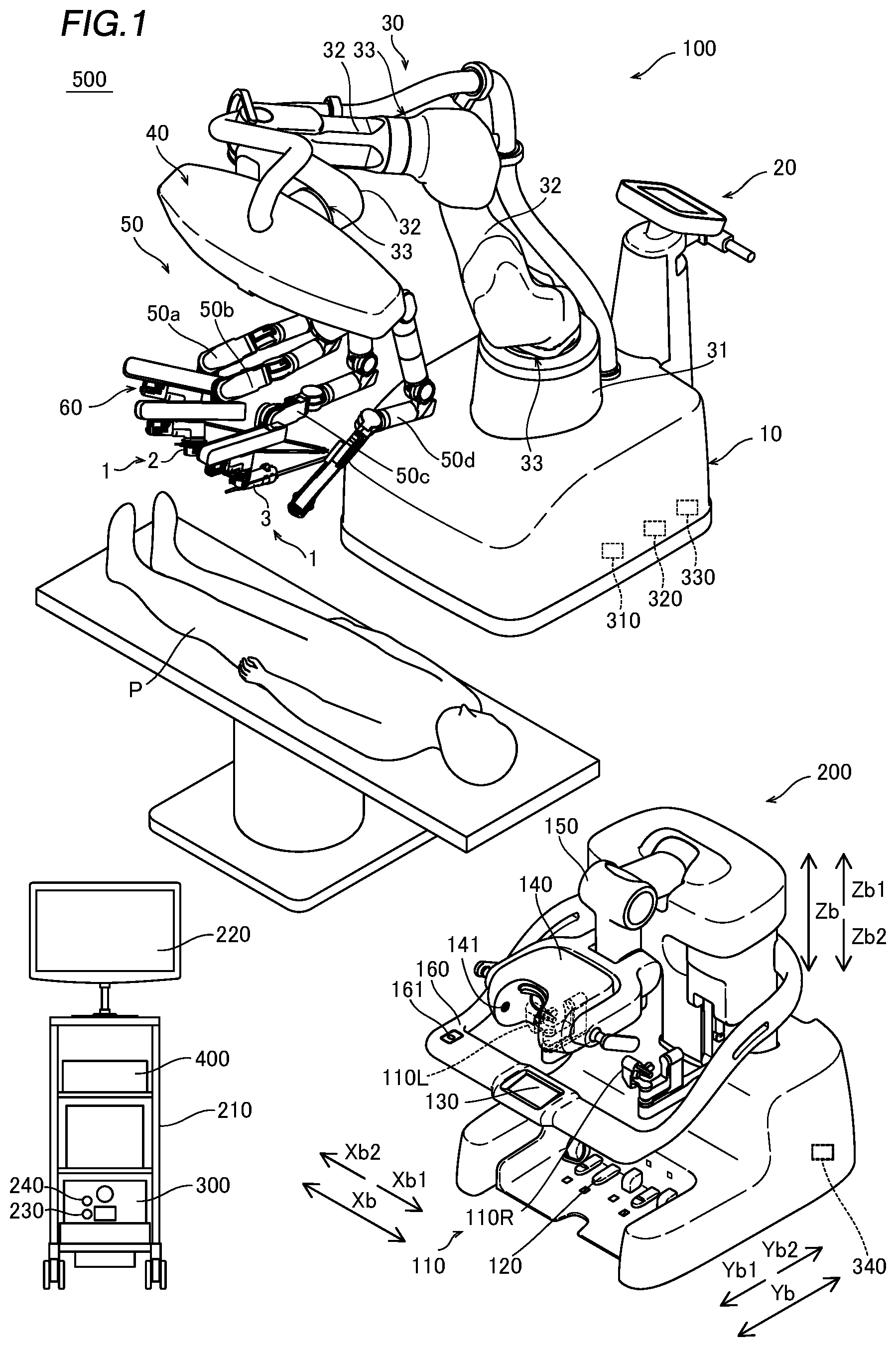 Patent US12472019 — Robotic surgical system, operation apparatus and operation apparatus control method — Figure 1