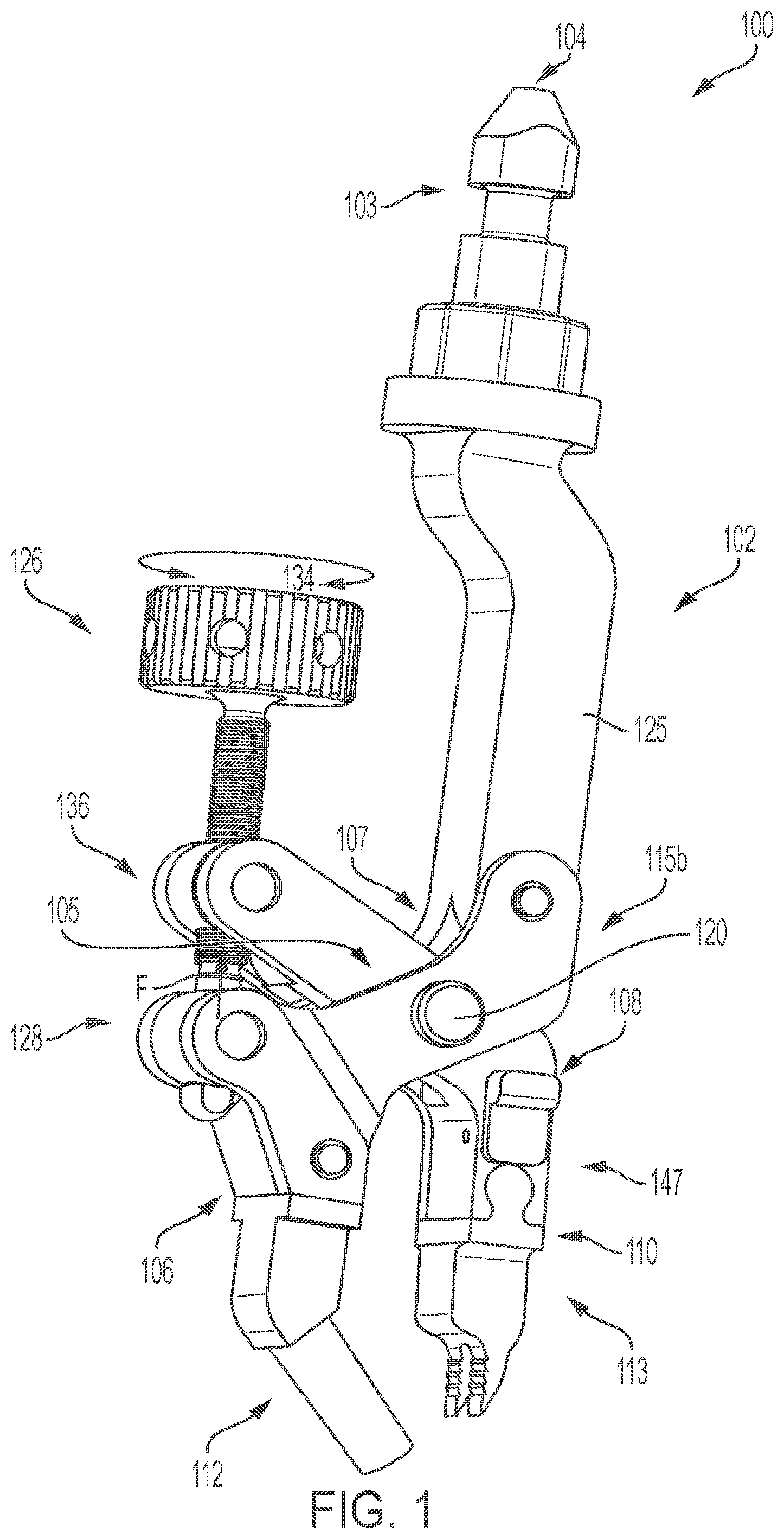 Patent US12472077 Figure 1 – Implant extractor