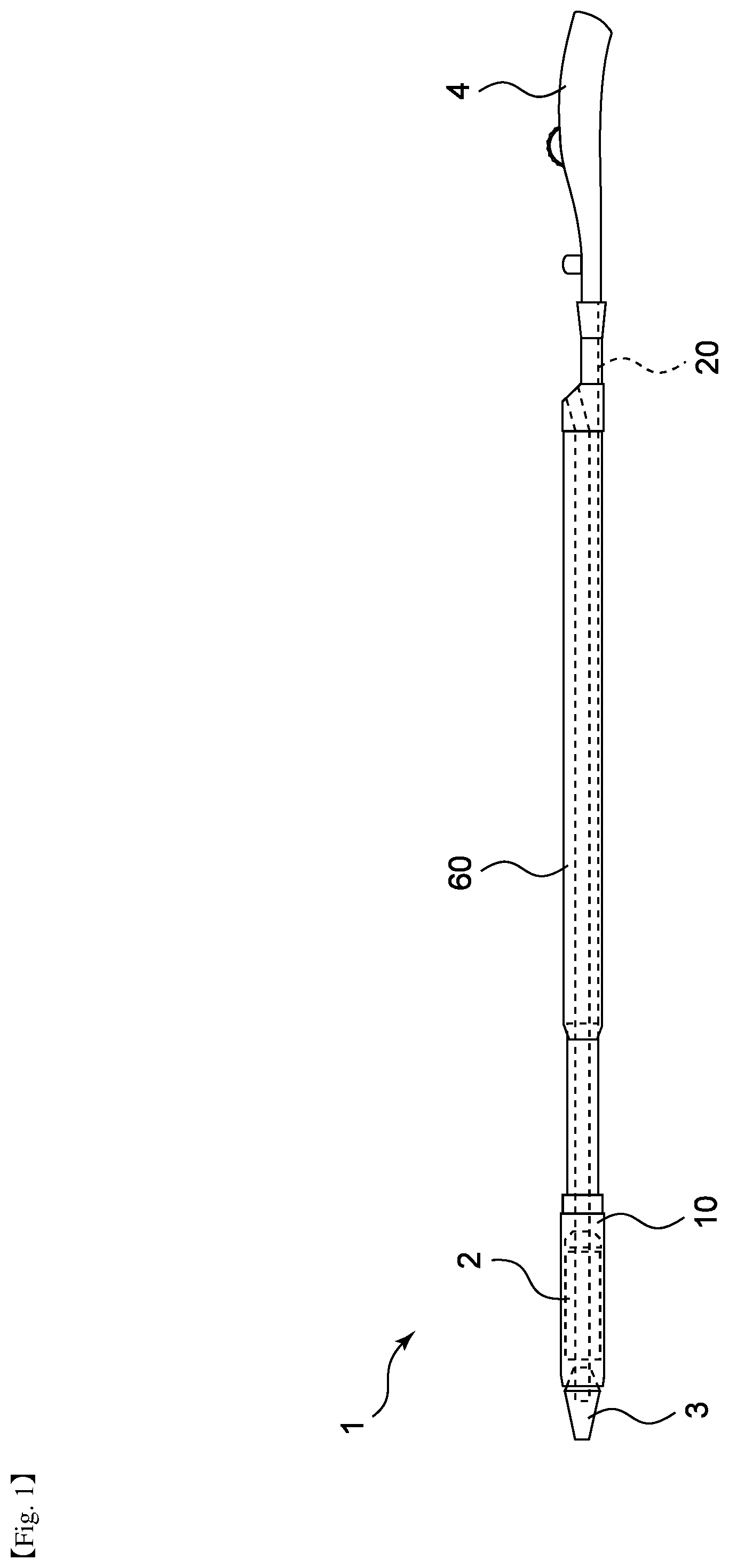 Patent US12472082 — Medical tubular body delivery device and method for manufacturing the same — Figure 1