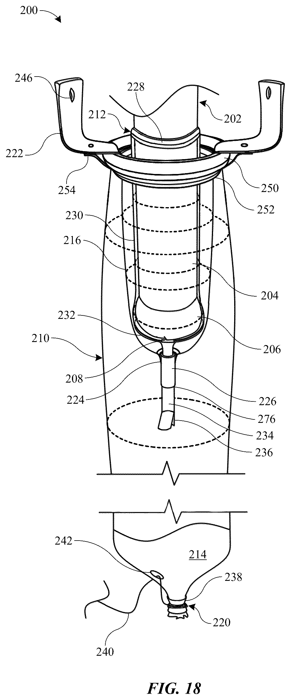 Patent US12472086 Figure 16 – Wearable urinary collection apparatus