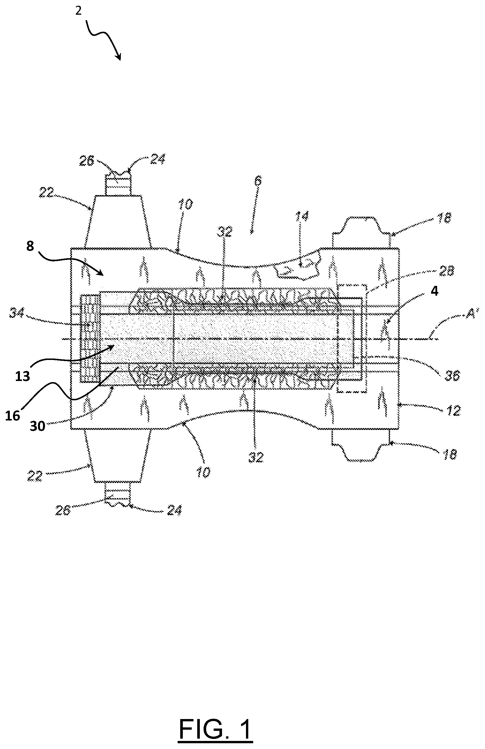 Patent US12472106 Figure 1 – Apparatus and method for mutually welding at least two elements of an absorbent sanitary item