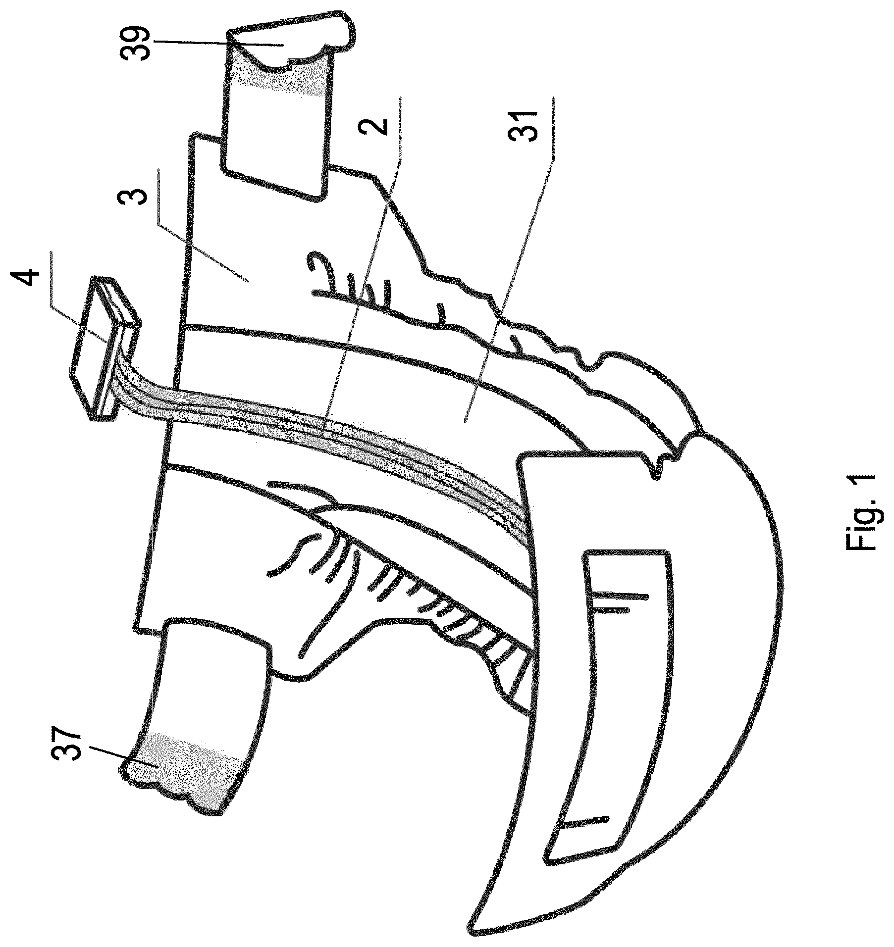 Patent US12472107 — Detecting device for detecting a state of a diaper, diaper accommodating the detecting device — Figure 1