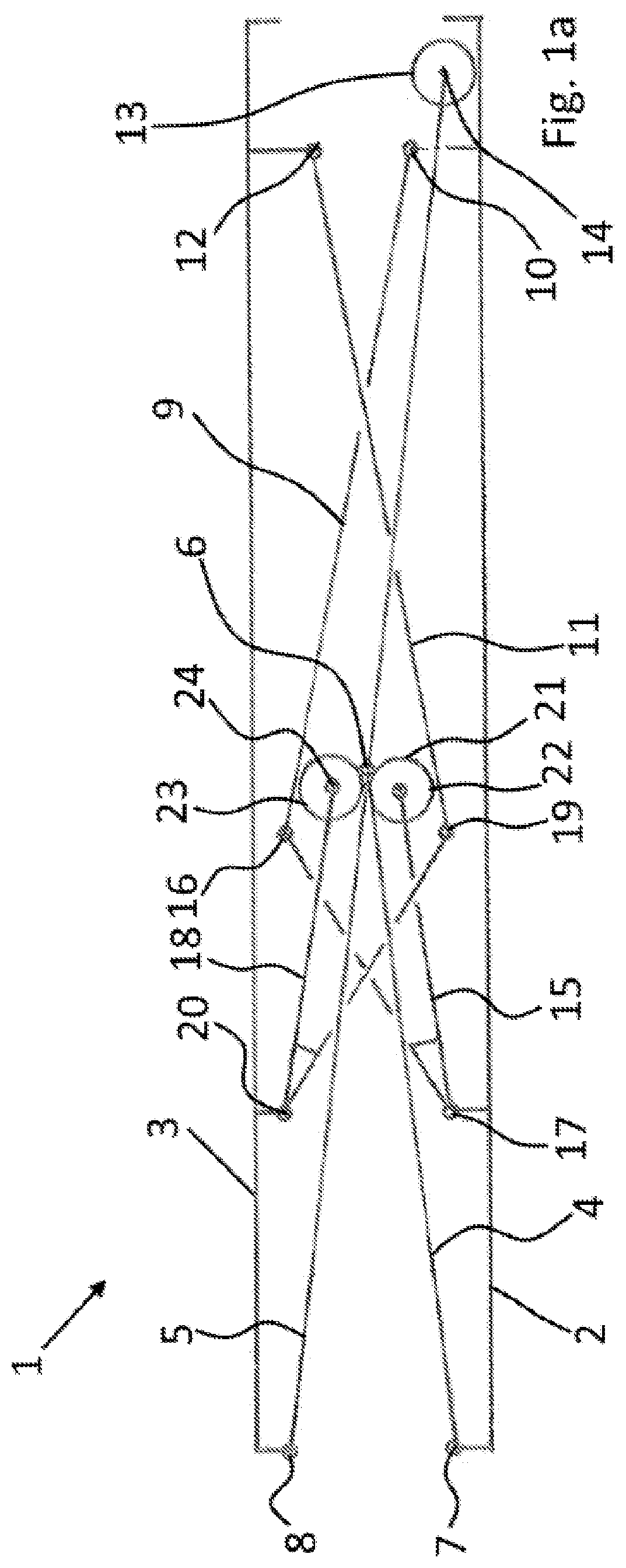 Patent US12472114 — Combined lift and tilt system and a wheel chair with a built-in seat hoist including such a system — Figure 1