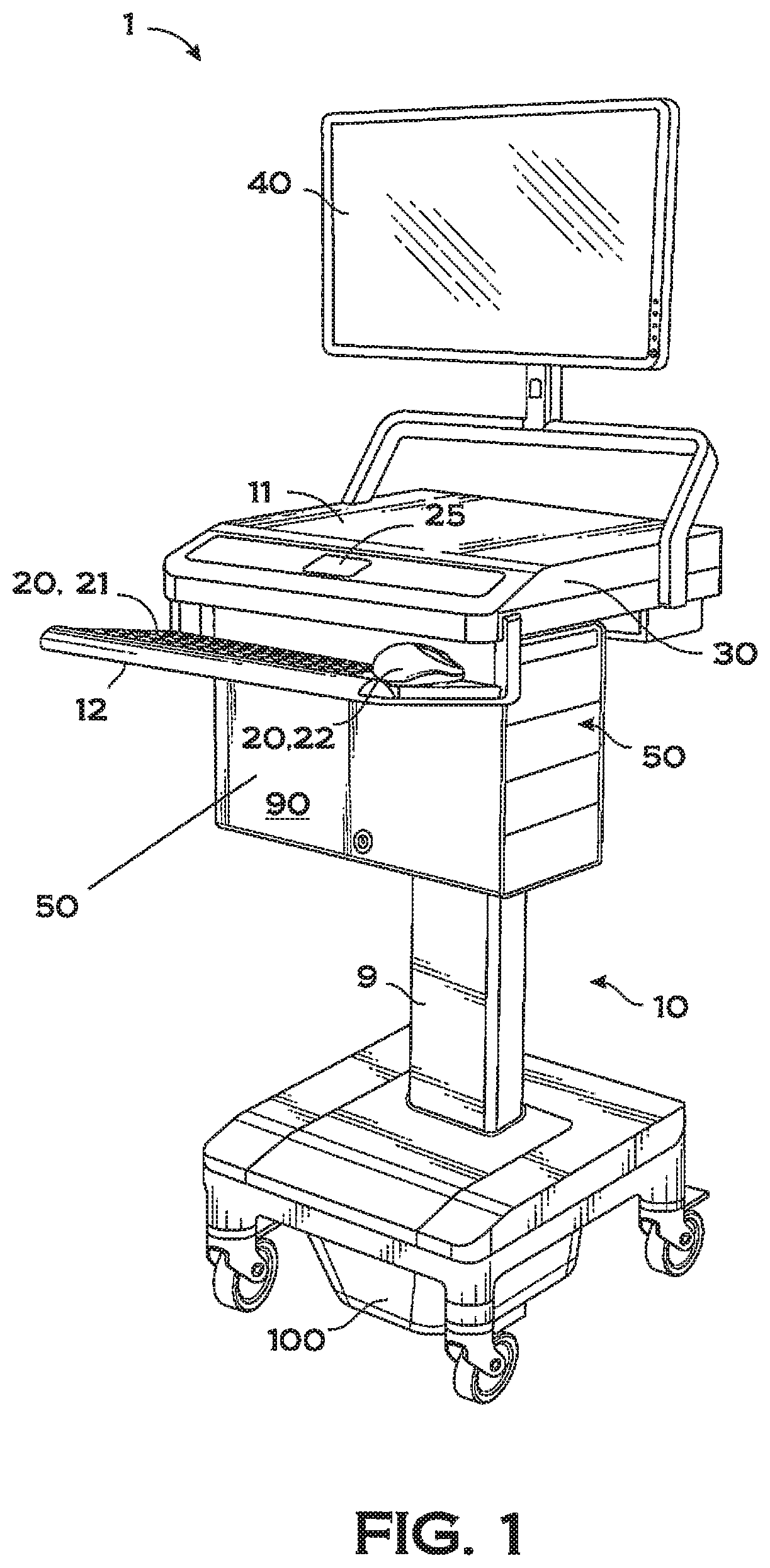 Patent US12472116 — Medical technology station and method of use — Figure 1