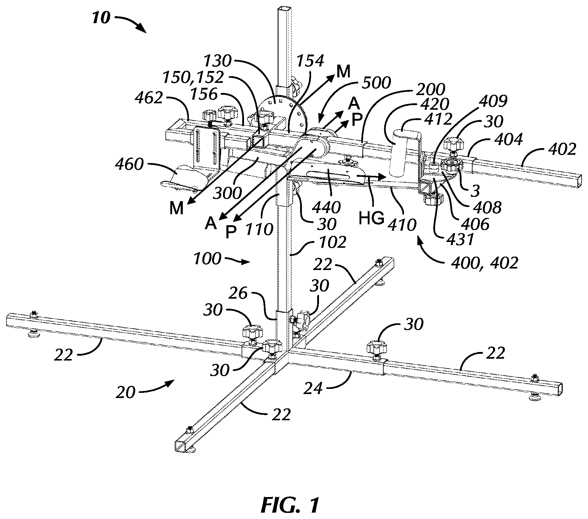 Patent US12472118 — Multiple-joint therapy machine — Figure 1