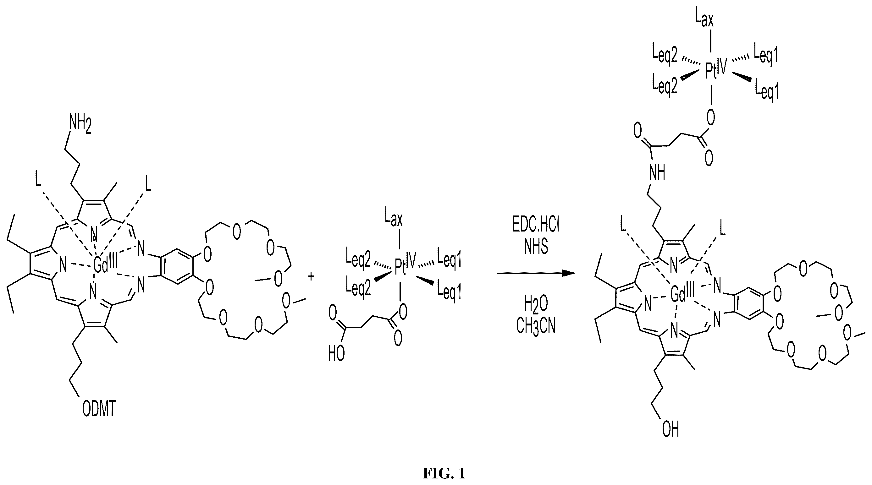 Patent US12472187 — Texaphyrin-Pt(IV) conjugates and compositions for use in overcoming platinum resistance — Figure 1