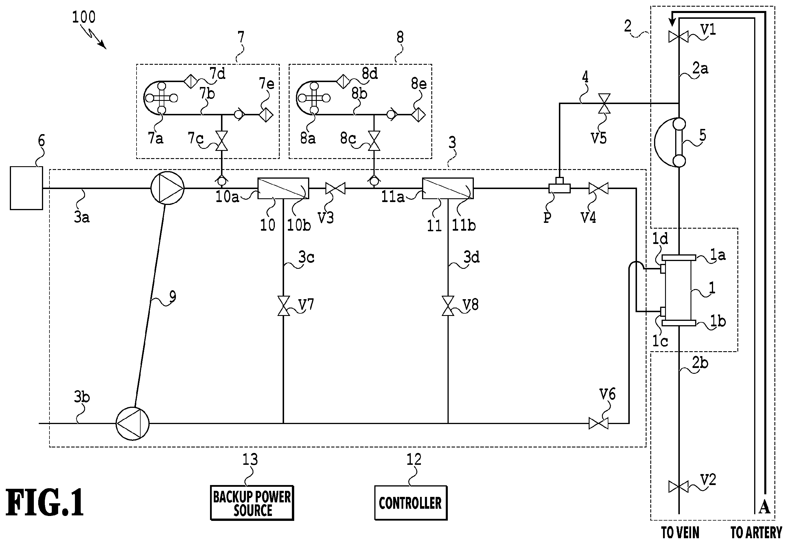 Patent US12472290 — Blood purification apparatus — Figure 1