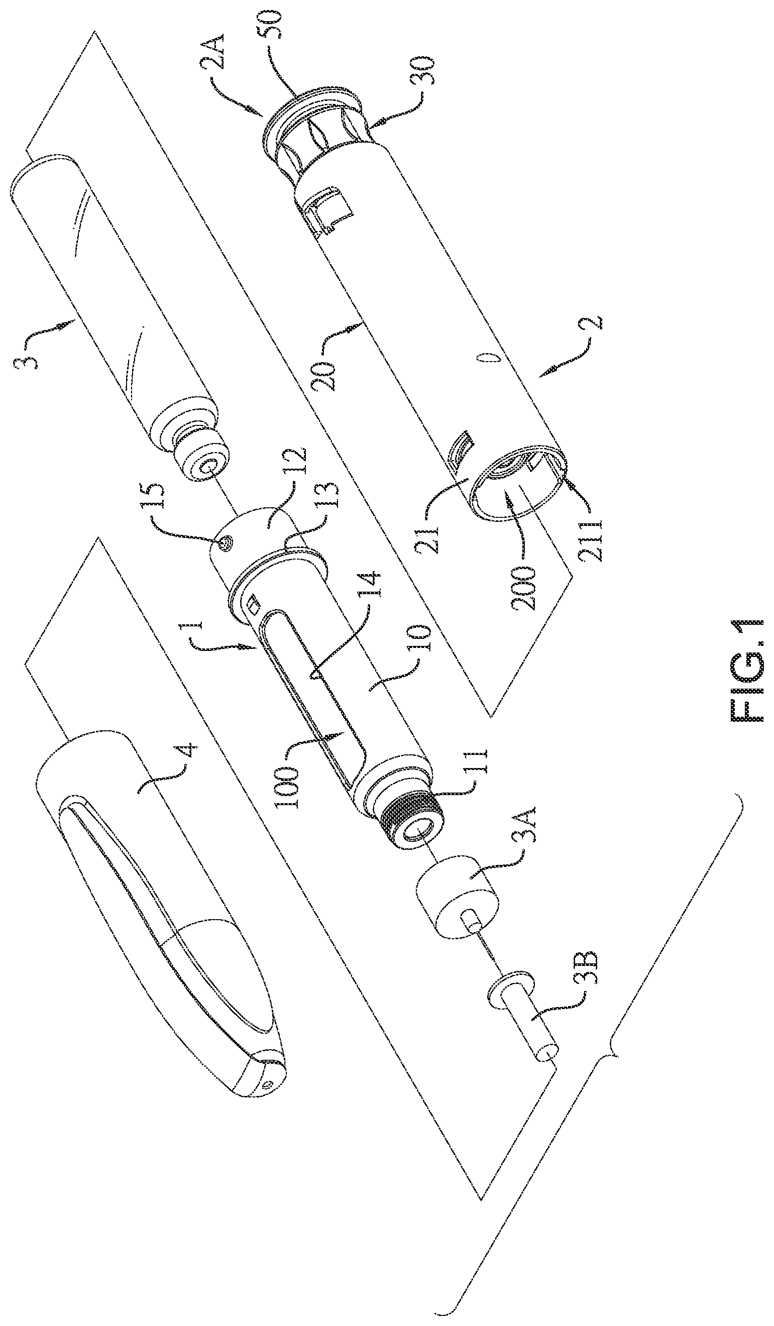 Patent US12472305 Figure 1 – Syringe