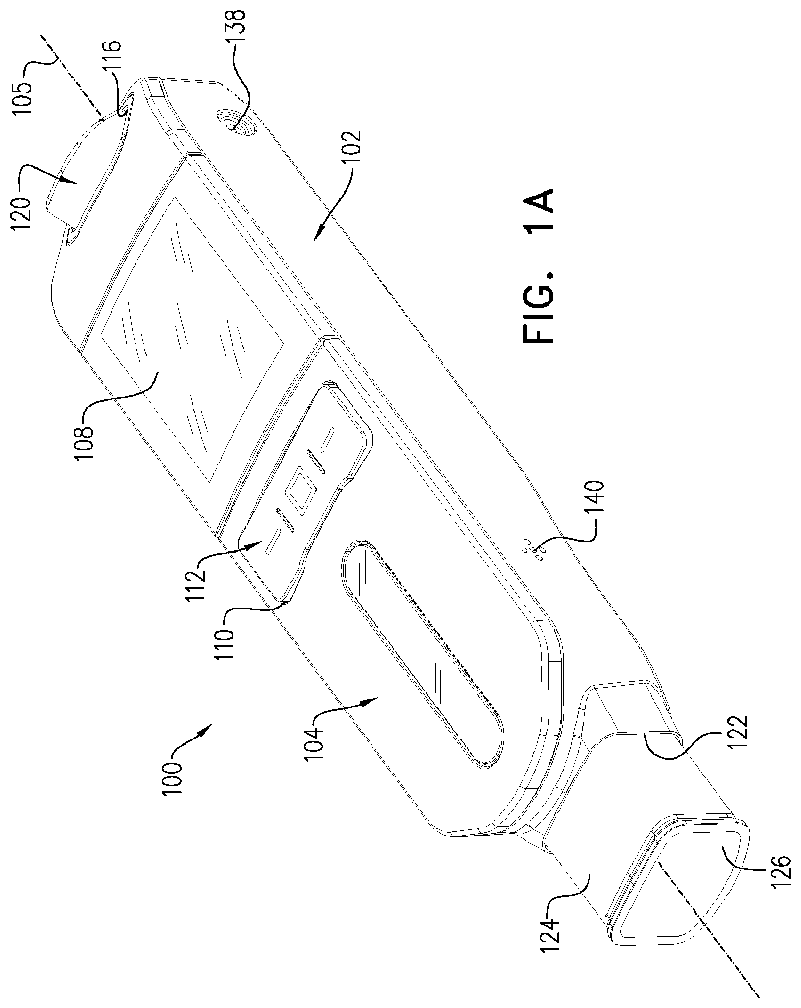 Patent US12472306 Figure 1 – Multiple use computerized injector