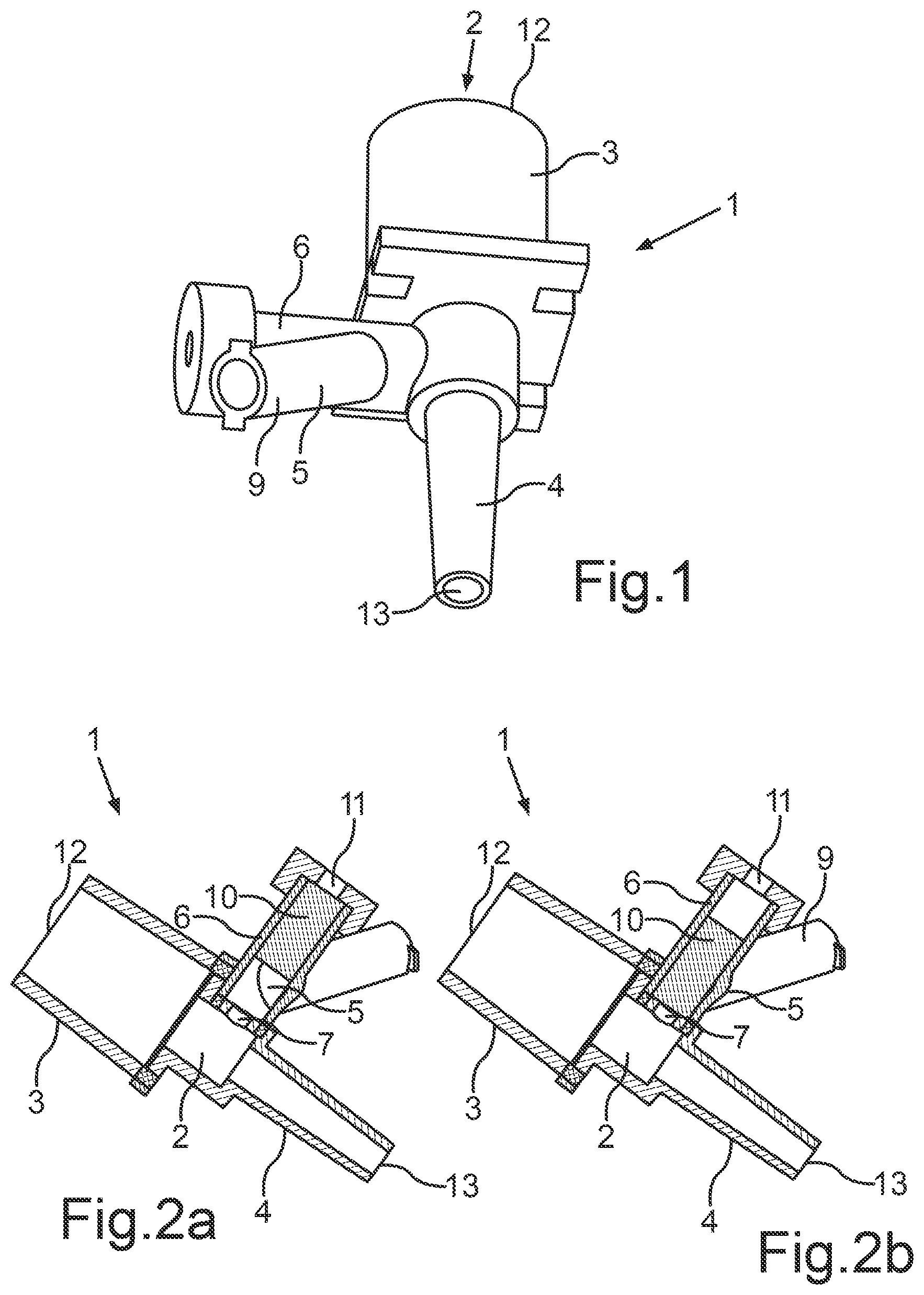 Patent US12472325 — Adapter for establishing a flow channel between a breathing gas supply and a patient connector — Figure 1