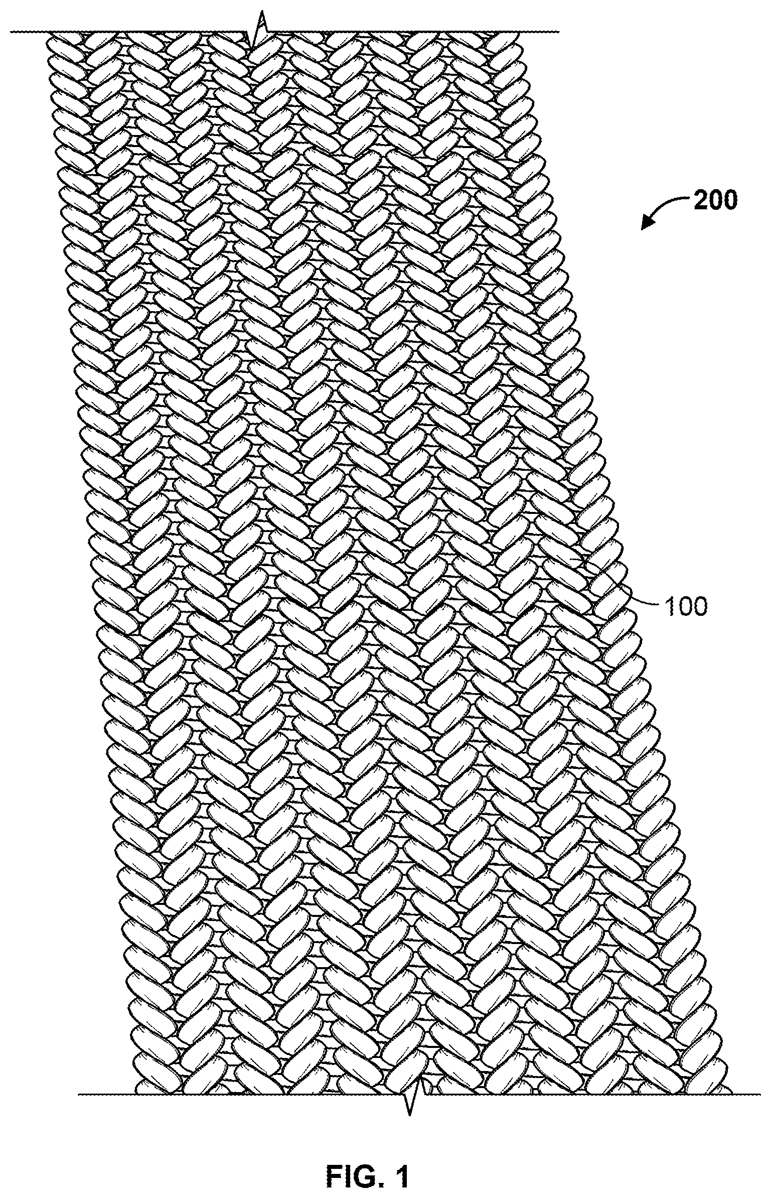 Patent US12472327 — Layered yarn and weighted blanket for deep pressure therapy — Figure 1
