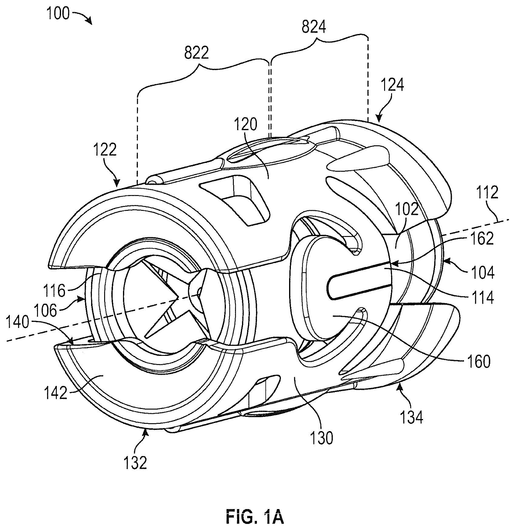 Patent US12472340 — Closed male luer device for use with needleless access devices — Figure 1