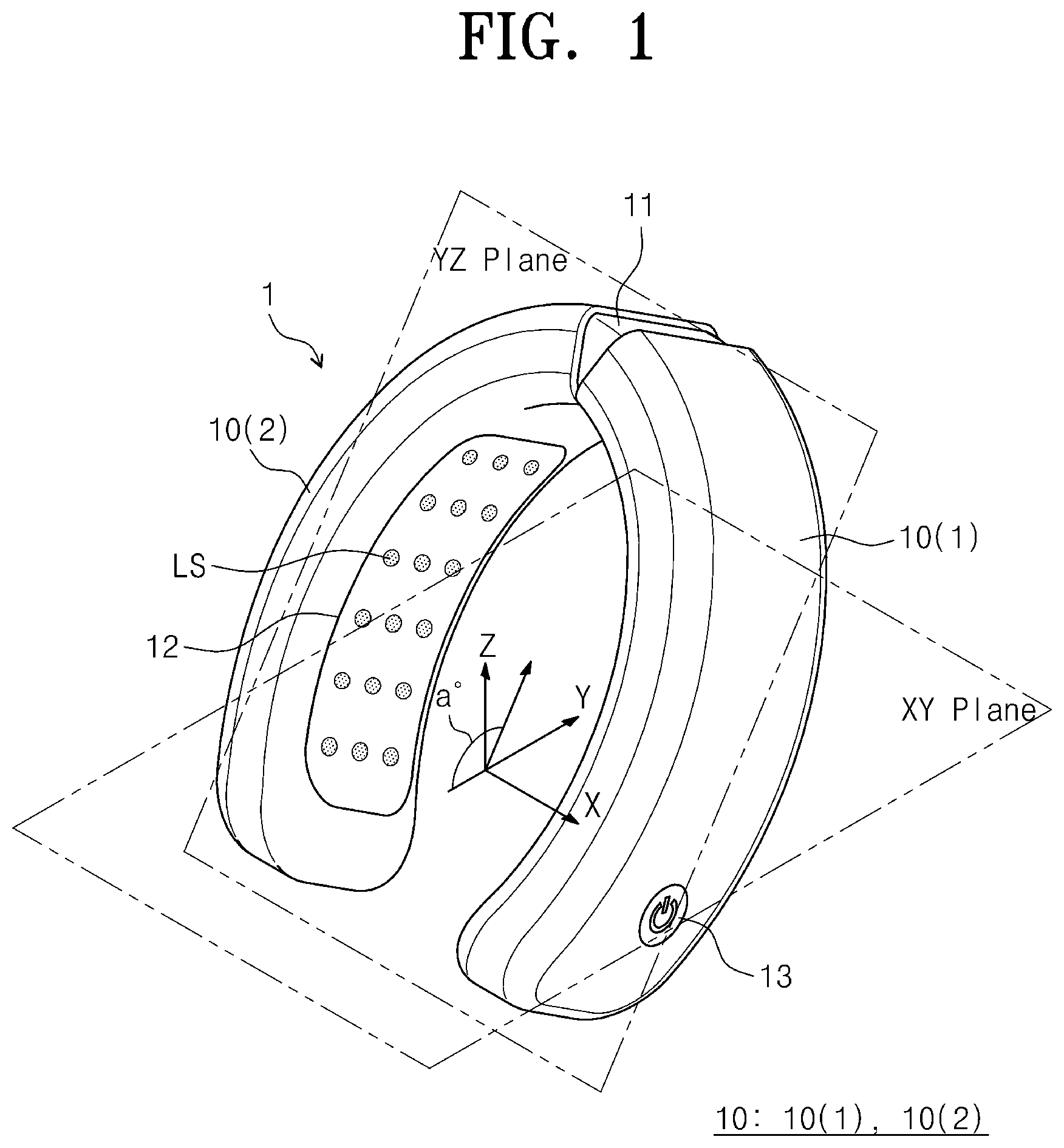 Patent US12472372 — Wearable device for male genitalia — Figure 1