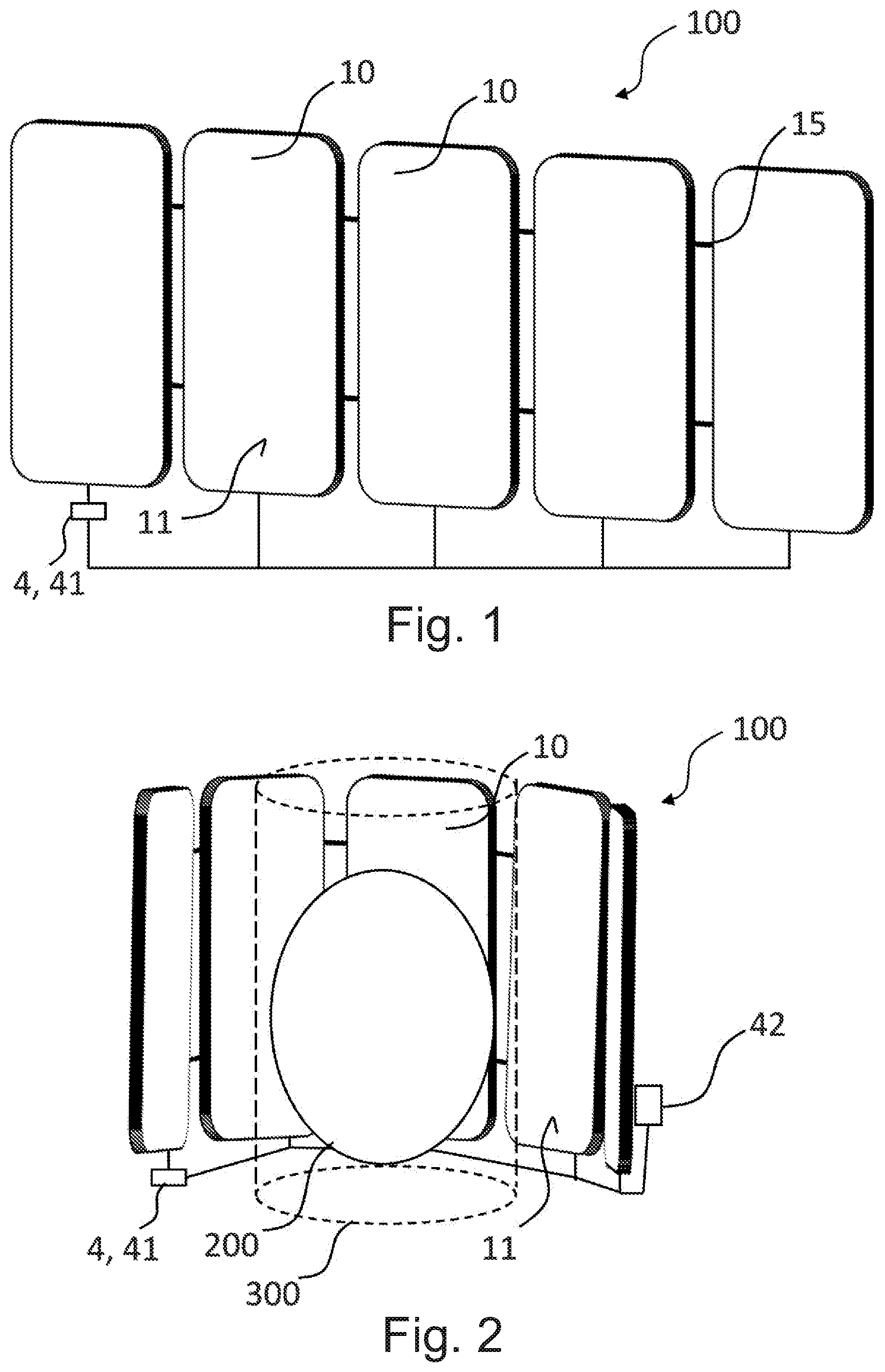 Patent US12472374 Figure 1 – Illumination device for photodynamic therapy, method for treating a skin disease and method for operating an illumination device