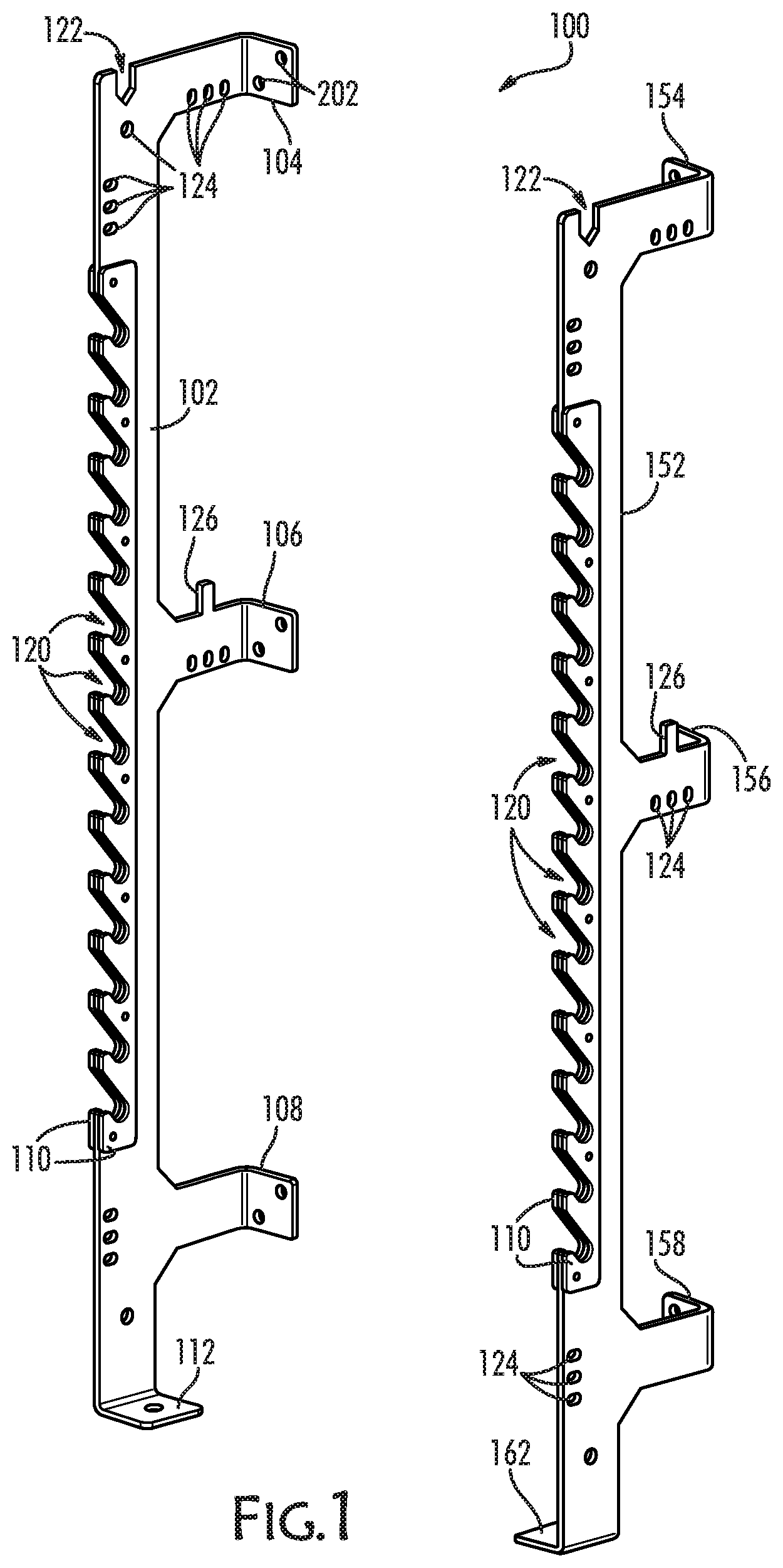 Patent US12472395 — Weight rack system and methods of making and using same — Figure 1
