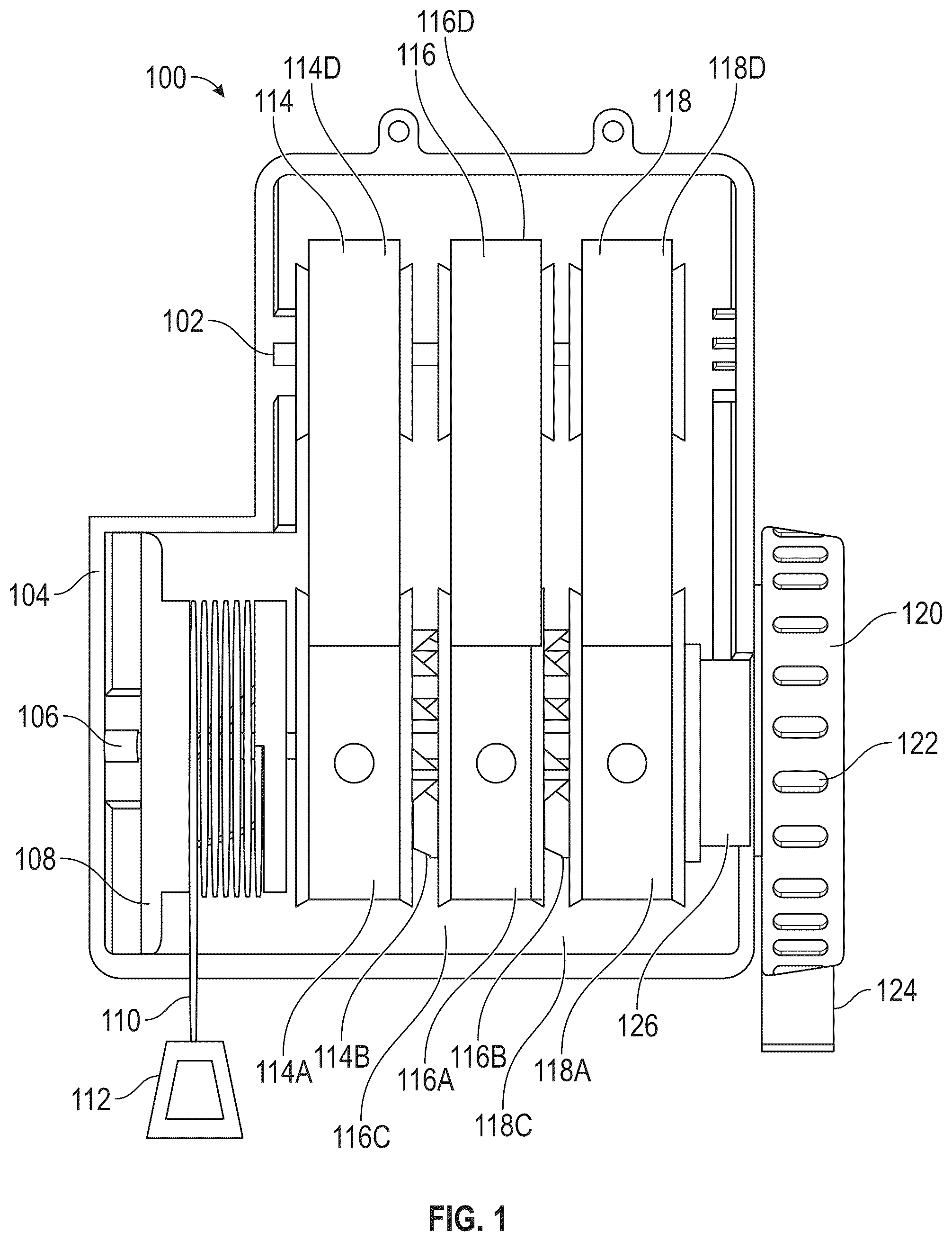 Patent US12472397 — Adjustable-force resistance cable retractor — Figure 1
