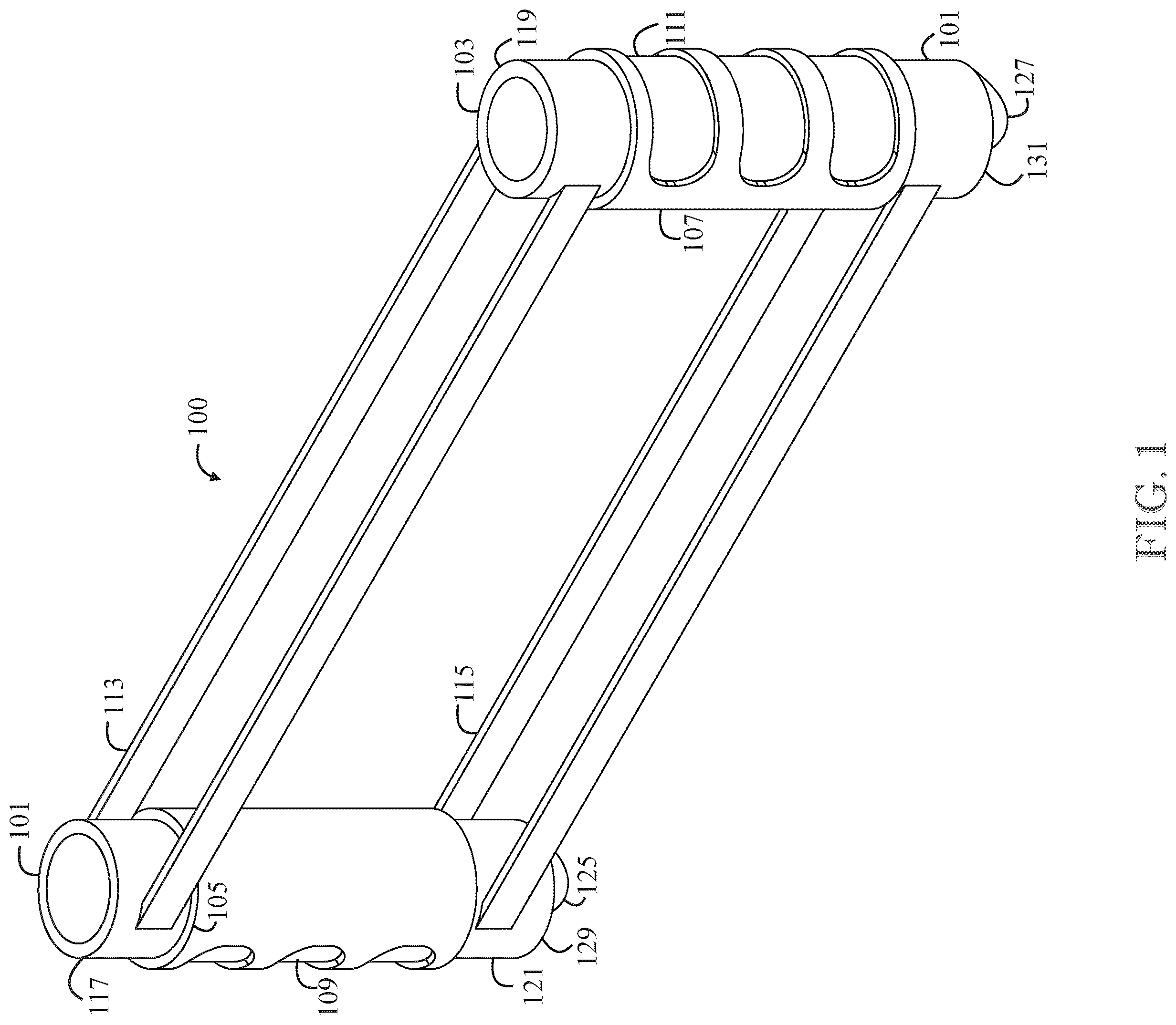 Patent US12472400 — Exercise device — Figure 1