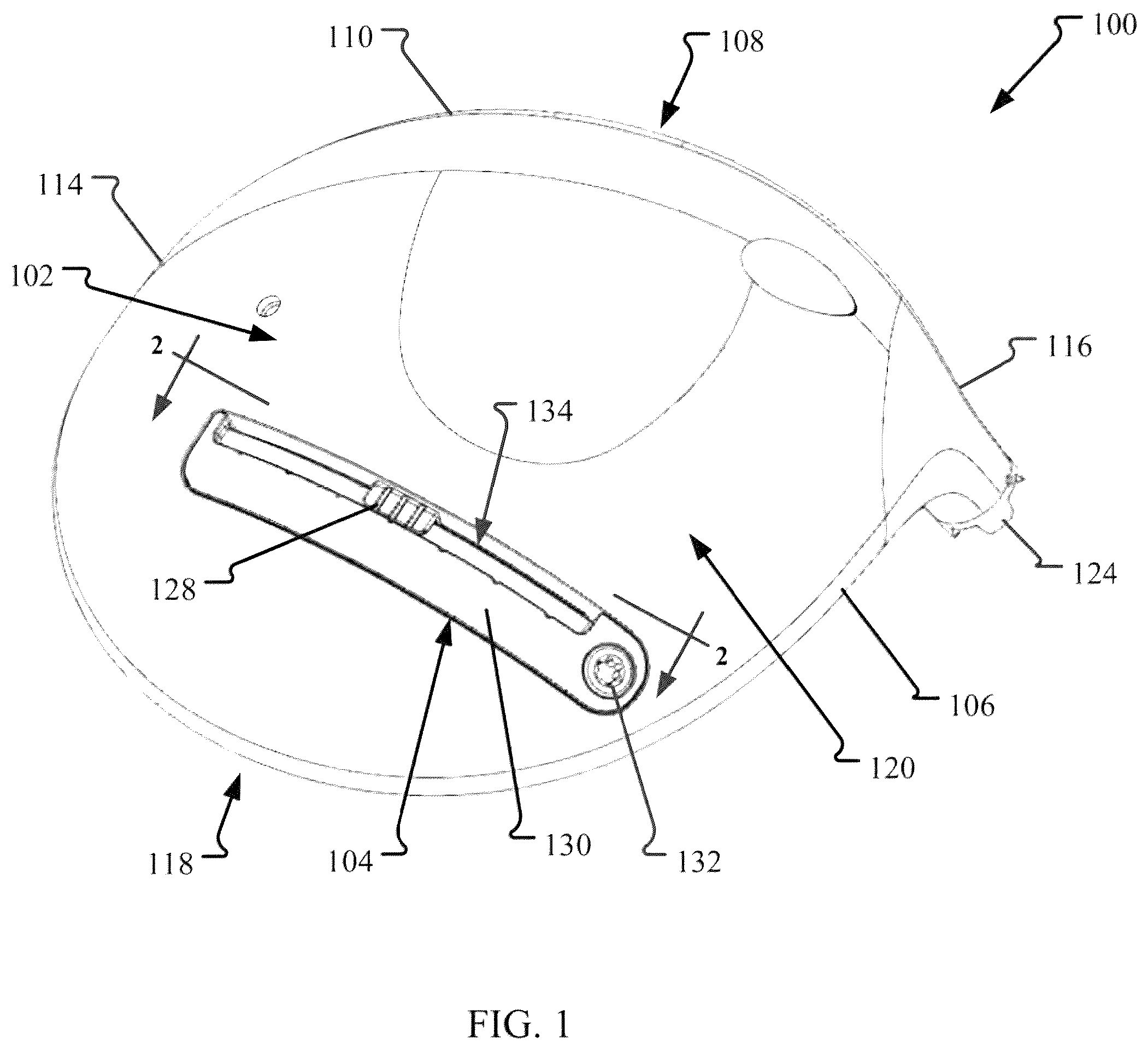Patent US12472409 — Golf club having an adjustable weight assembly — Figure 1