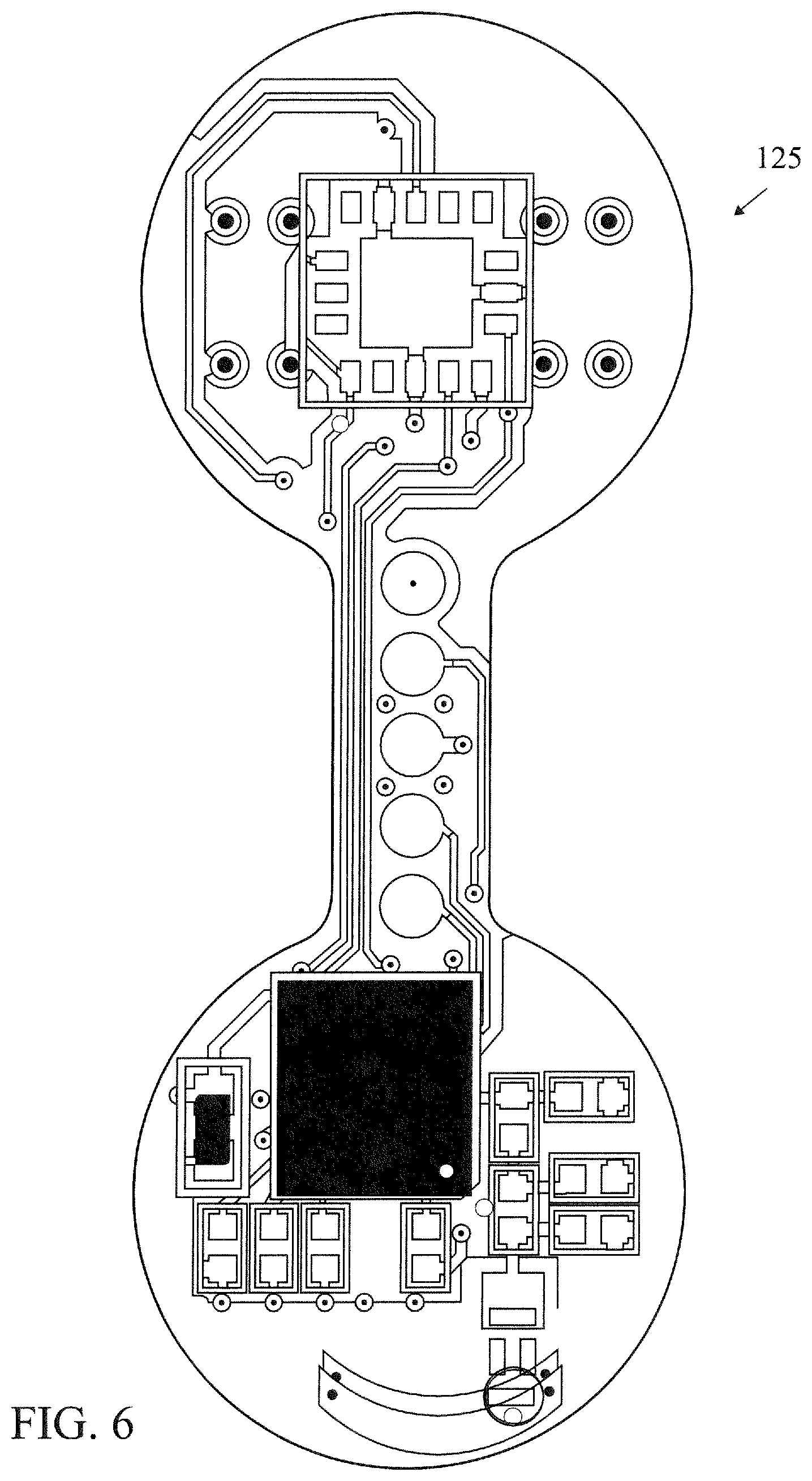 Patent US12472417 Figure 9 – Golf ball with electrical components