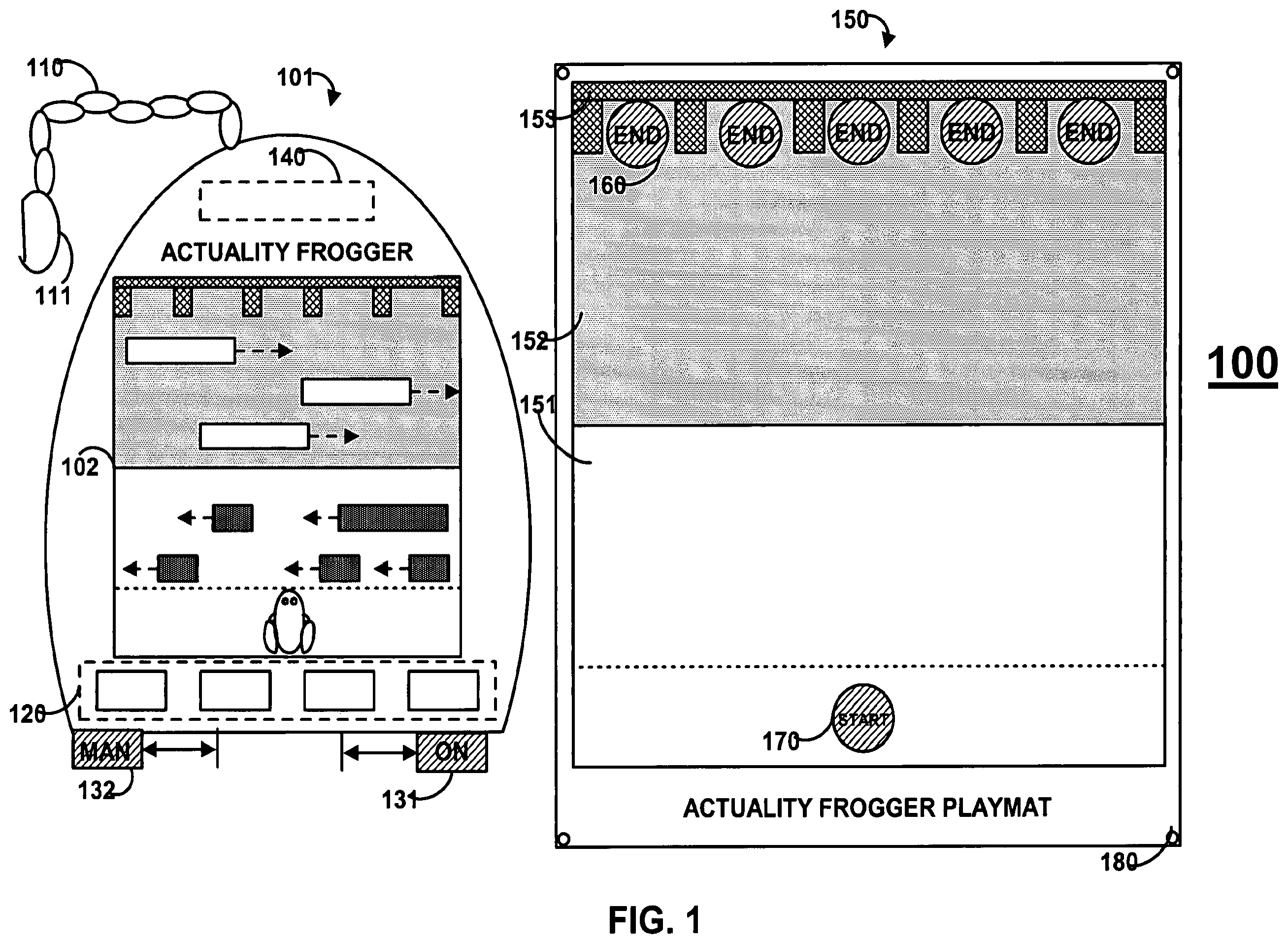 Patent US12472425 — Location-based games and augmented reality systems — Figure 1