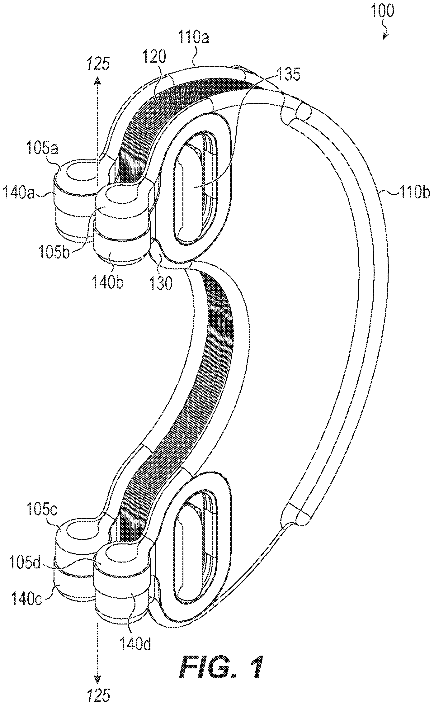 Patent US12472444 — Bistable pivot hinge — Figure 1