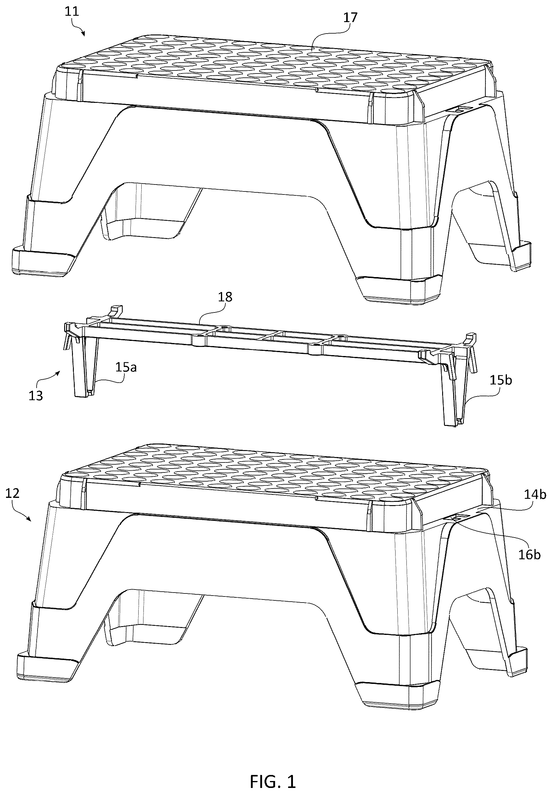 Patent US12472504 — Holder, a set of parts, and a method of manipulating holders of laboratory consumables — Figure 1