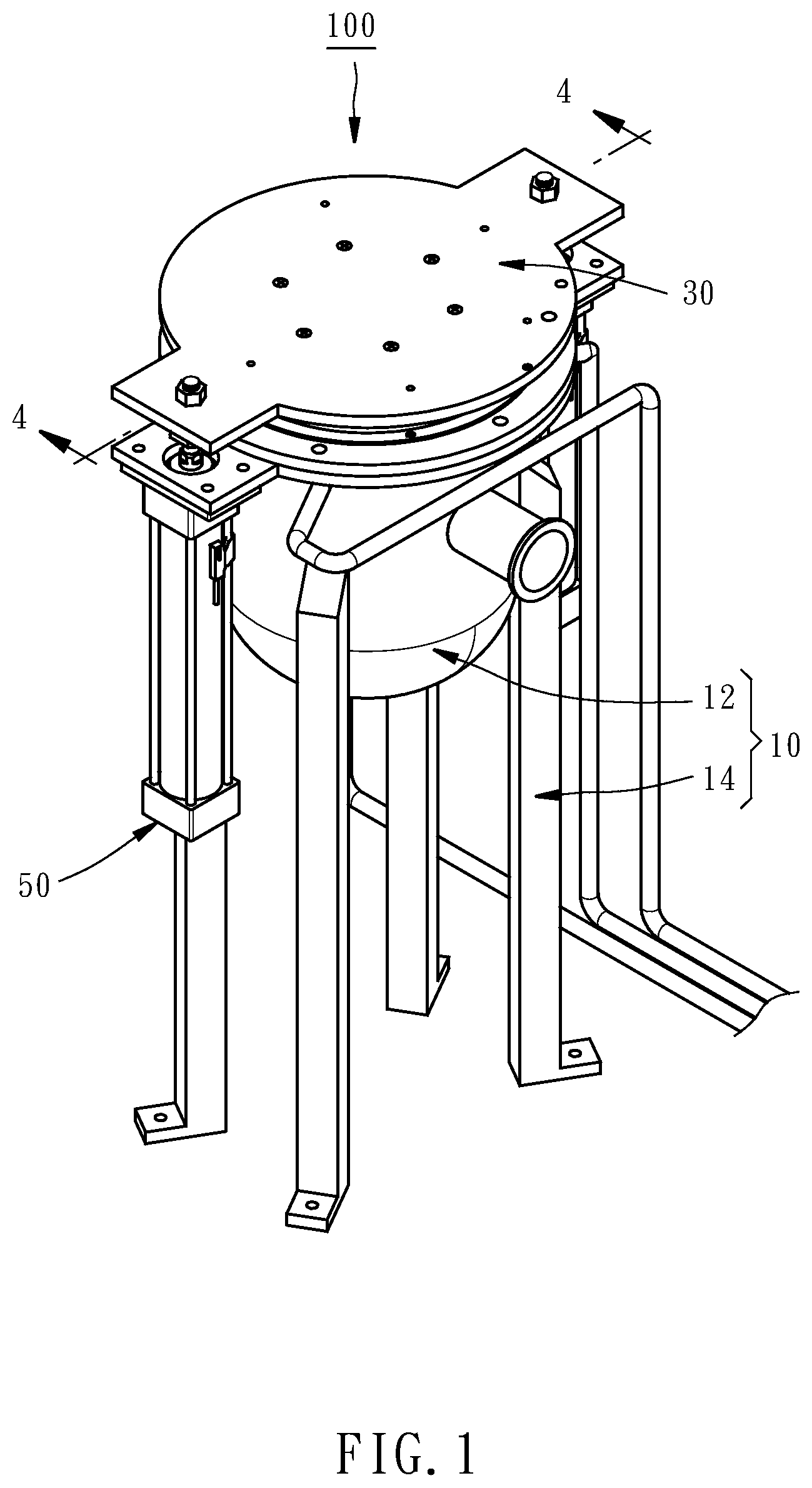 Patent US12472510 Figure 1 – Device, assembly and method for separating tramp metals from liquid raw materials