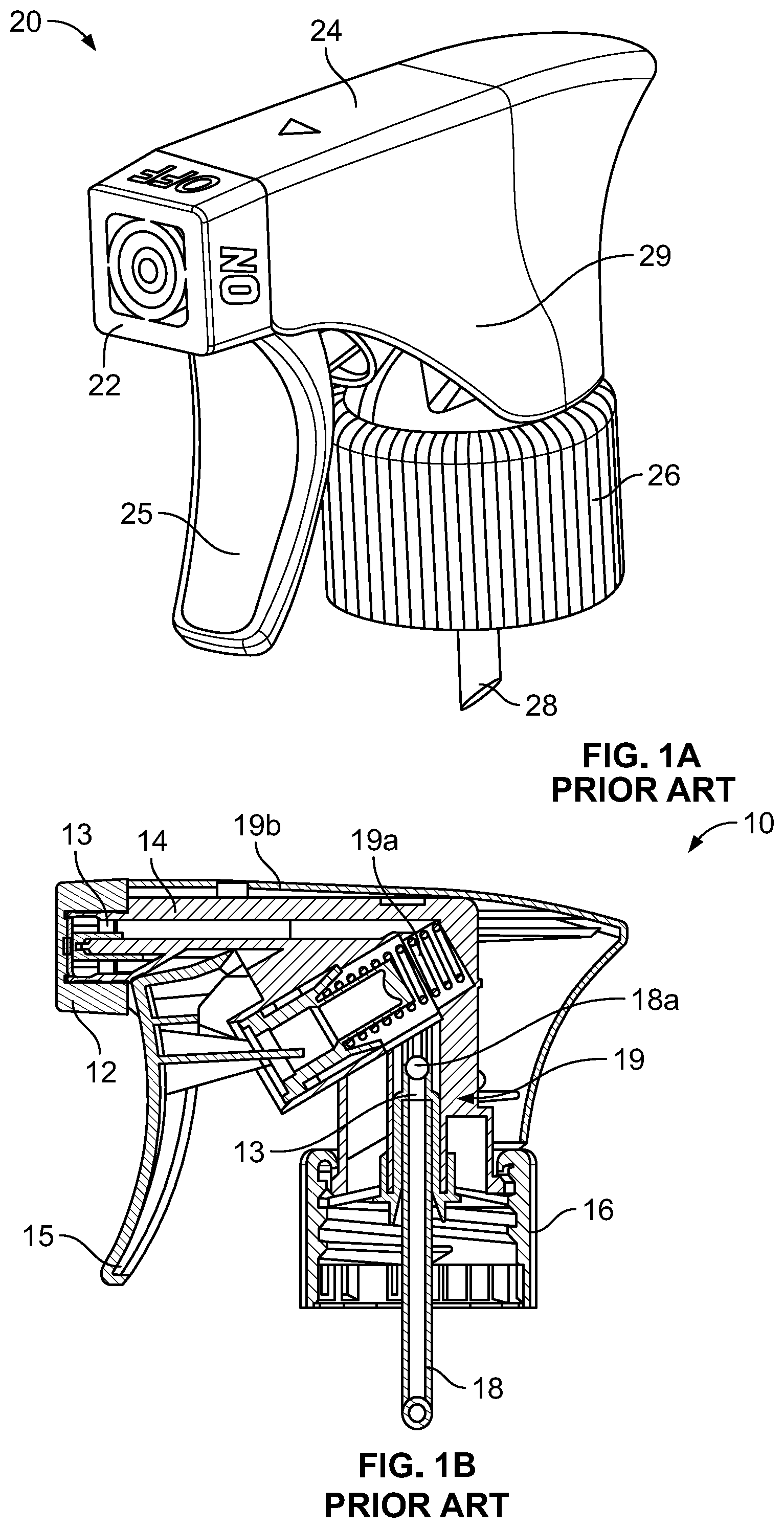 Patent US12472520 — Continuous spray trigger dispenser — Figure 1