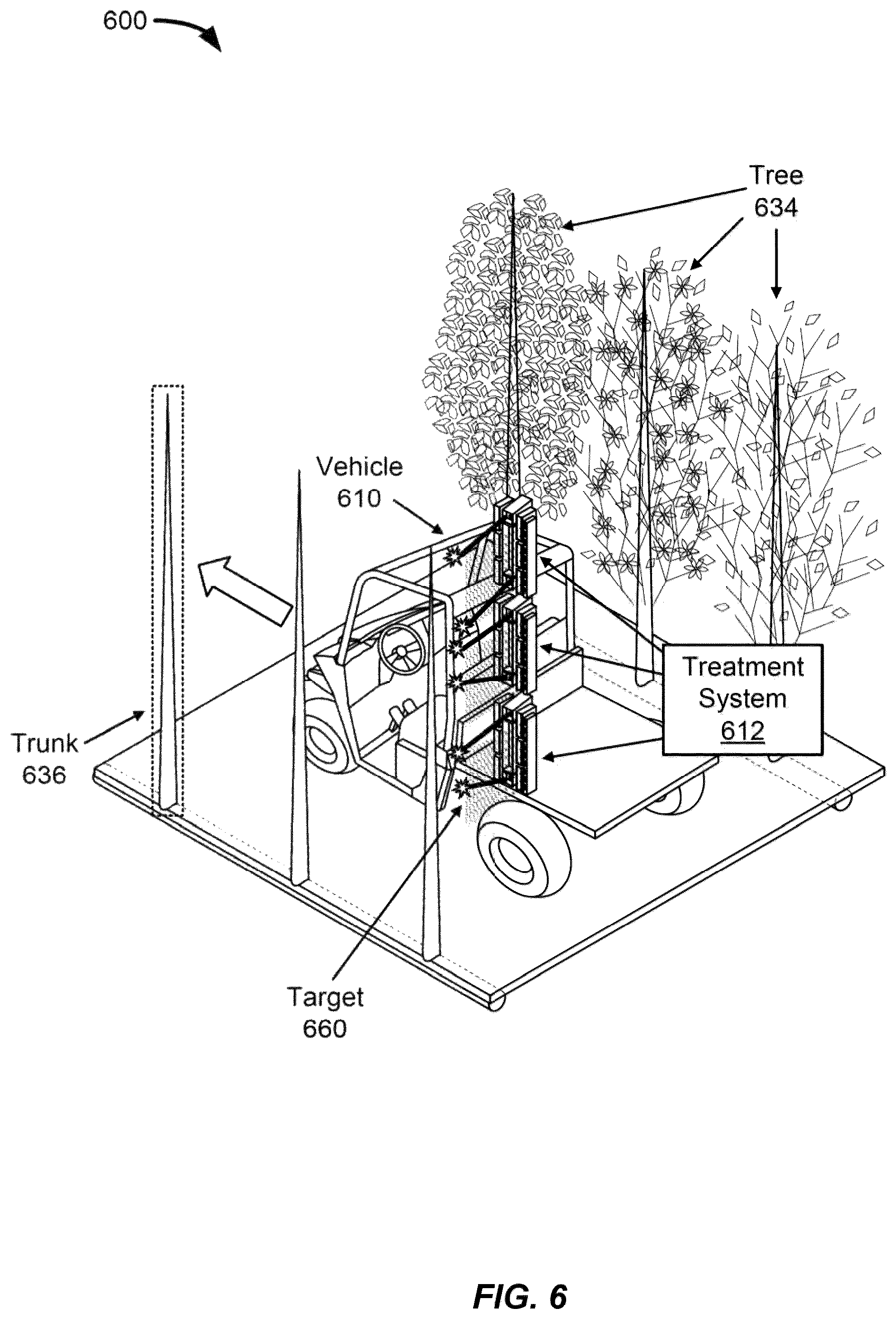 Patent US12472524 Figure 10 – Fluid spraying system for targeting small objects