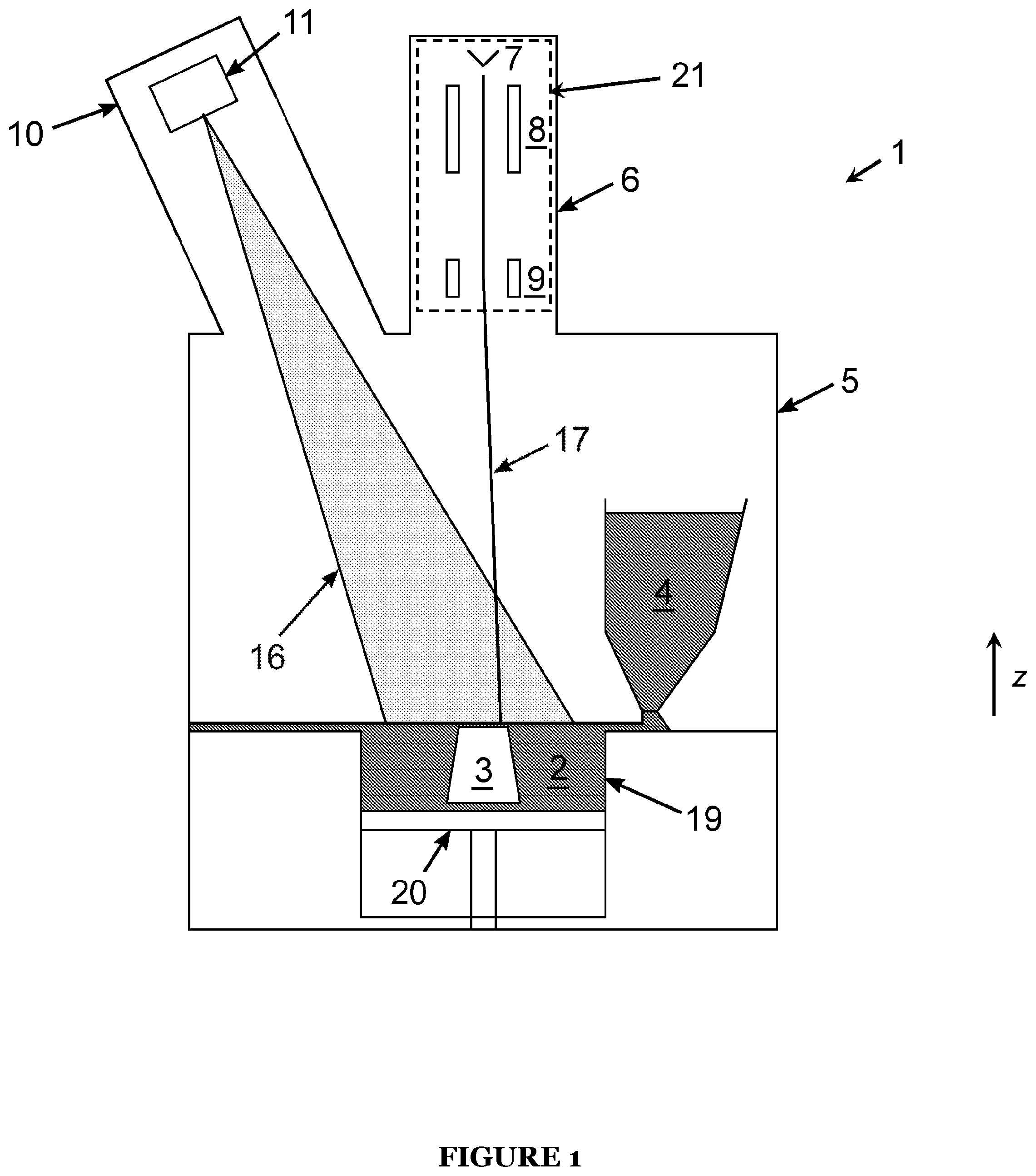 Patent US12472561 — Additive manufacturing using powder bed fusion — Figure 1