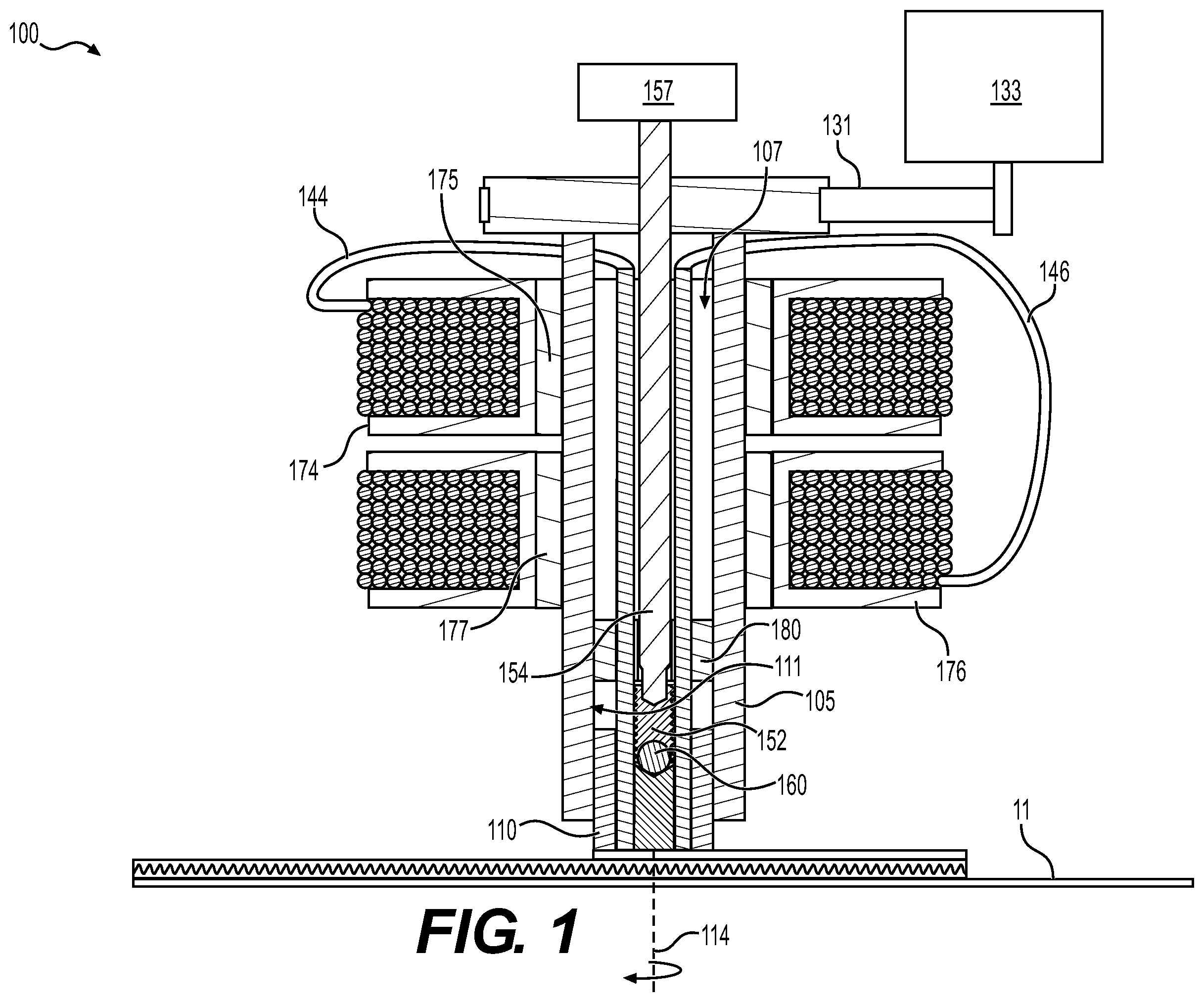 Patent US12472562 — Friction based additive manufacturing systems and methods — Figure 1