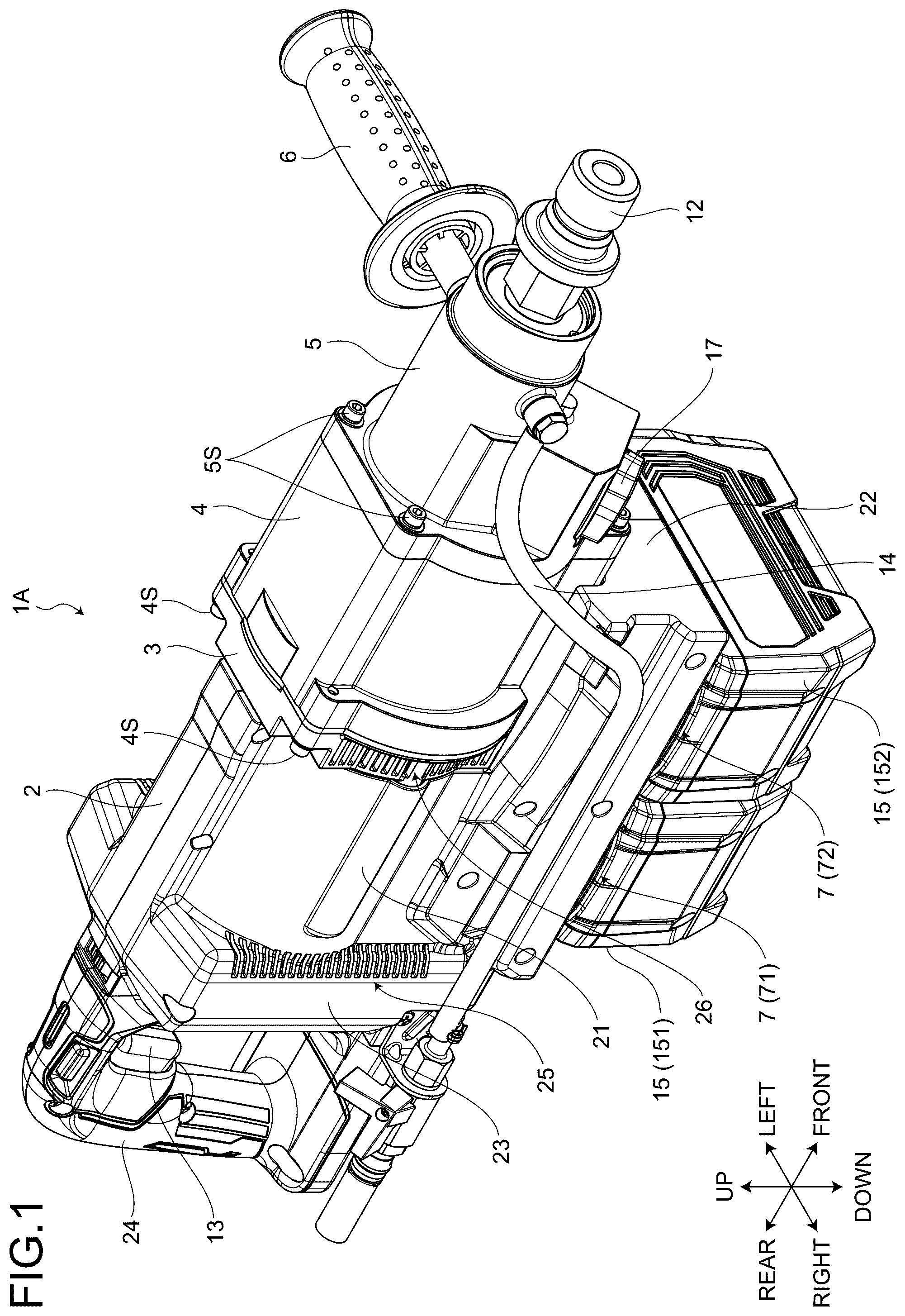 Patent US12472564 — Core drill — Figure 1