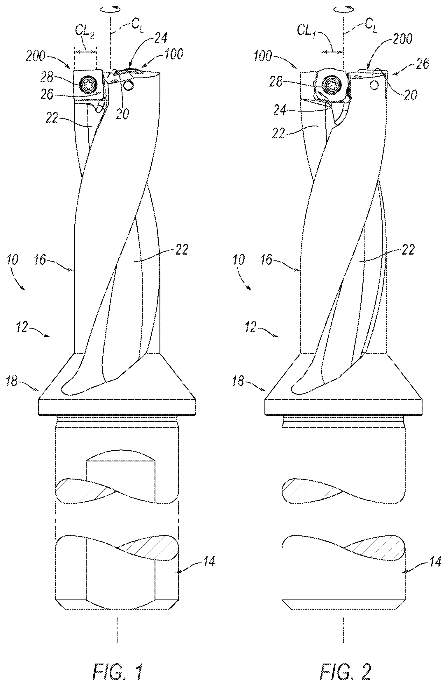Patent US12472566 — Indexable drill assembly with coolant system — Figure 1