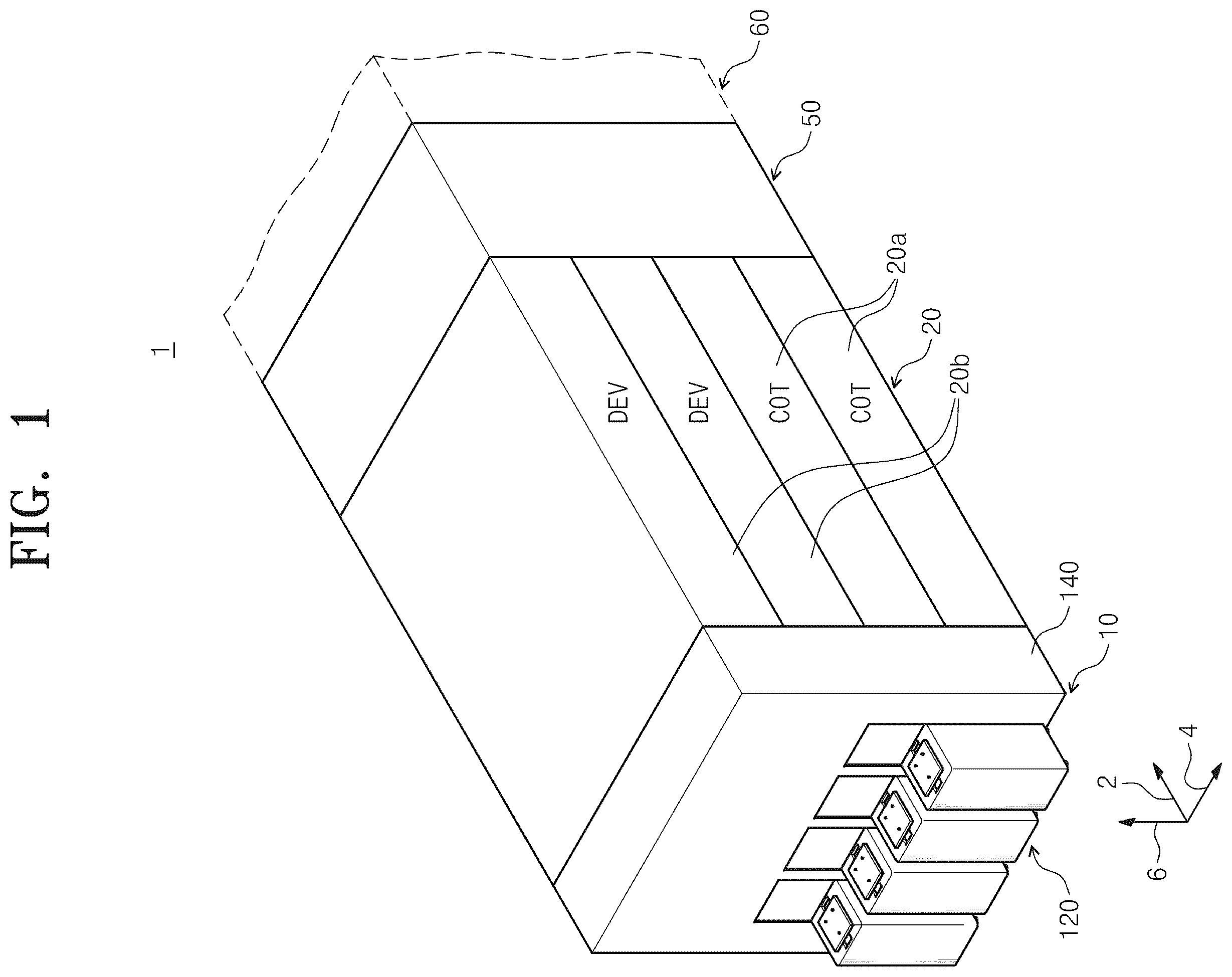 Patent US12472596 Figure 1 – Support unit and substrate treating apparatus including the same