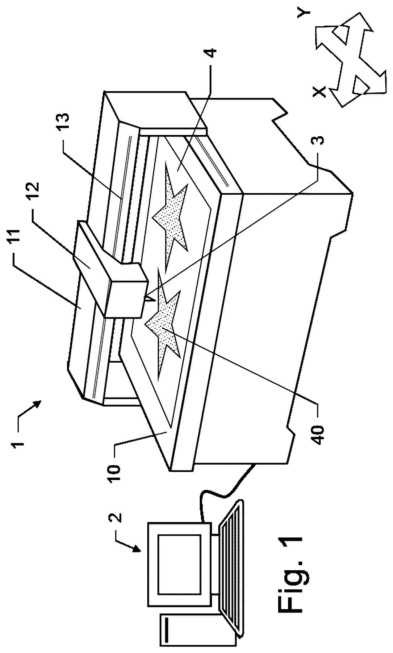 Patent US12472598 — Cutting machine with a temperature compensation — Figure 1