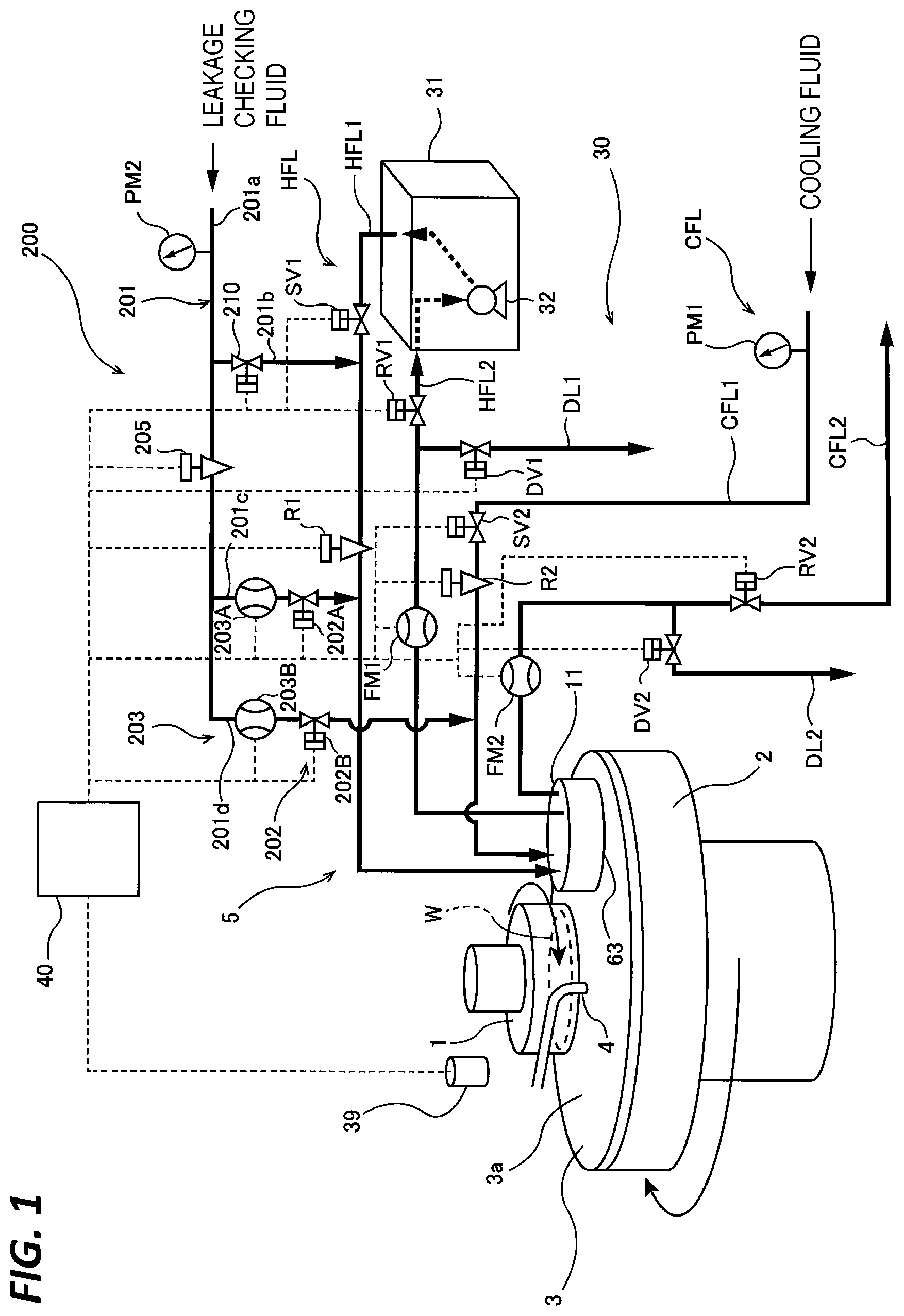 Patent US12472601 Figure 1 – Method of checking leakage of fluid and polishing apparatus